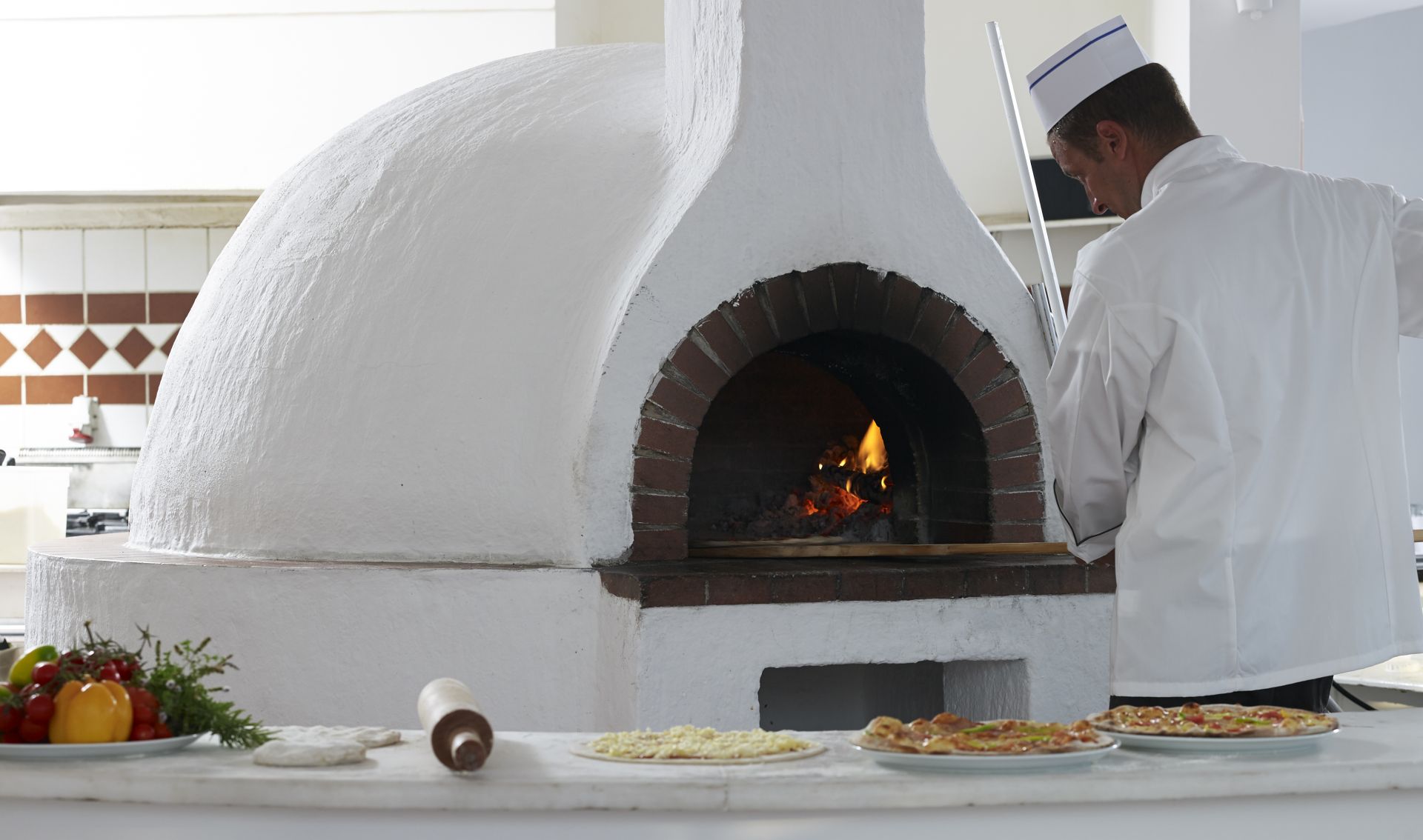 Pizza on the beach