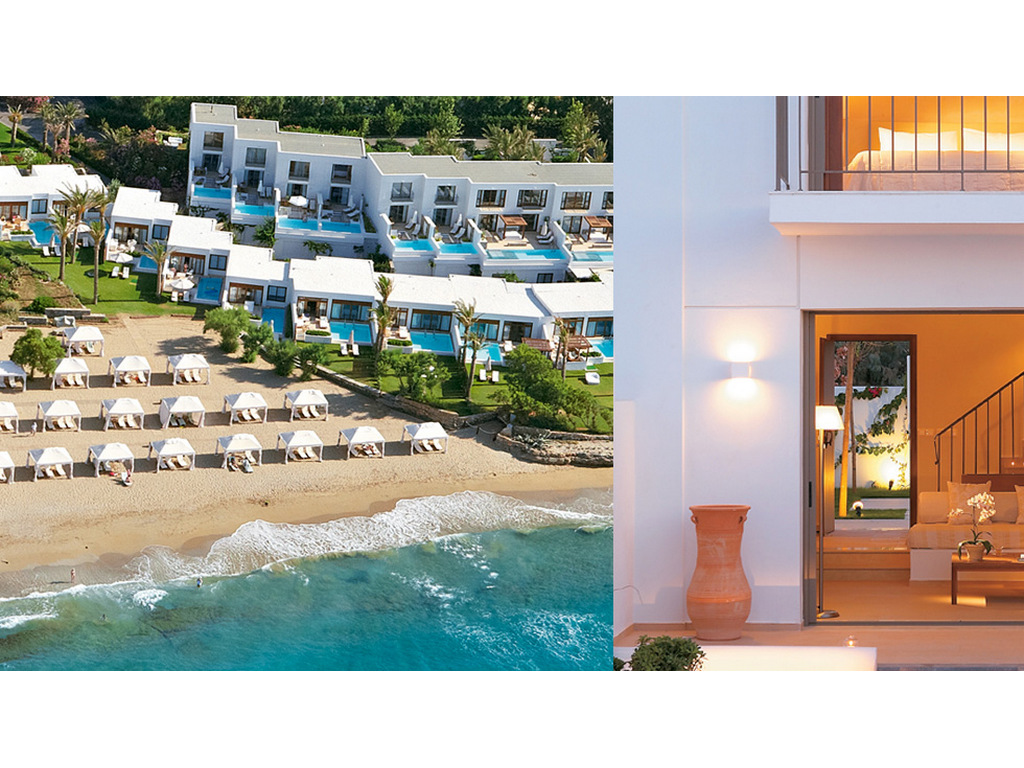 Amirandes Dream Villa With Courtyard 2 Bedrooms Sea View Heated Private Pool