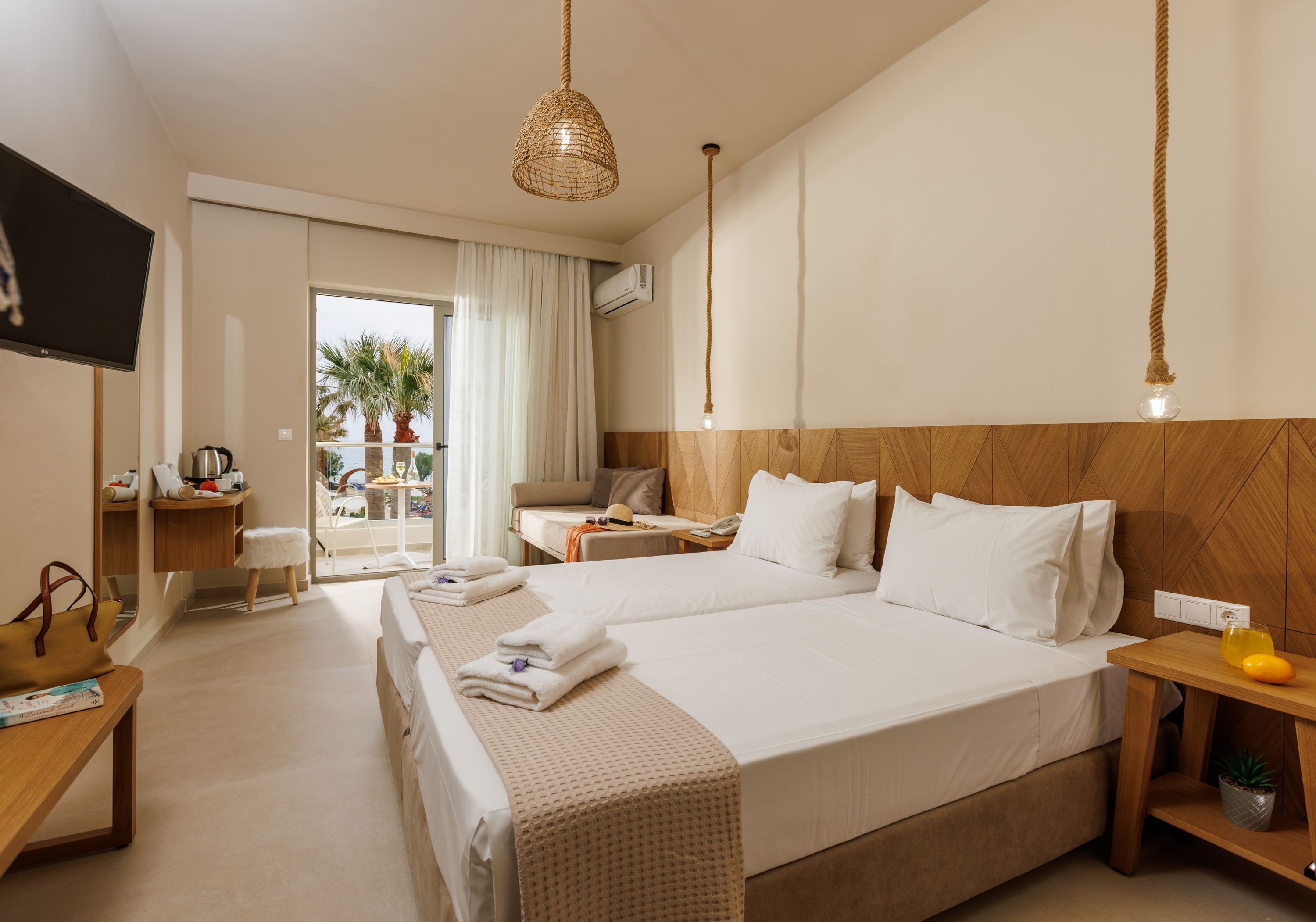 superior double Sea View balcony or terrace 
