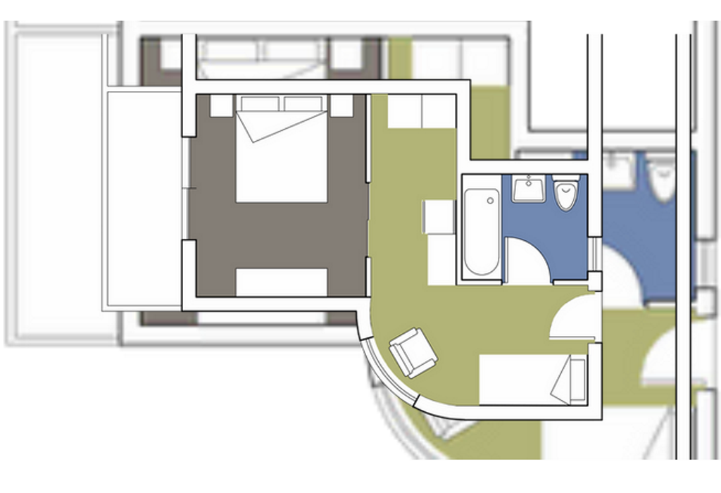 Junior Suite Bungalow Building Balcony or Terrace 