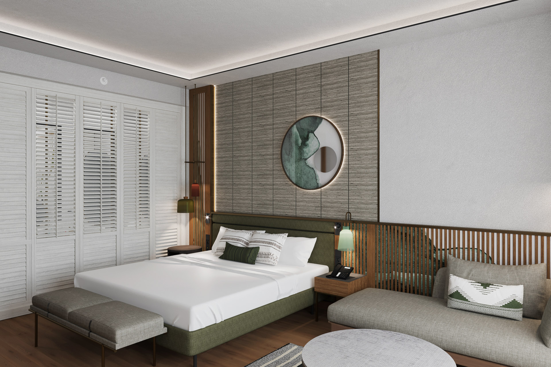 Deluxe Swim-Up Room Sea View ( Community Zone )