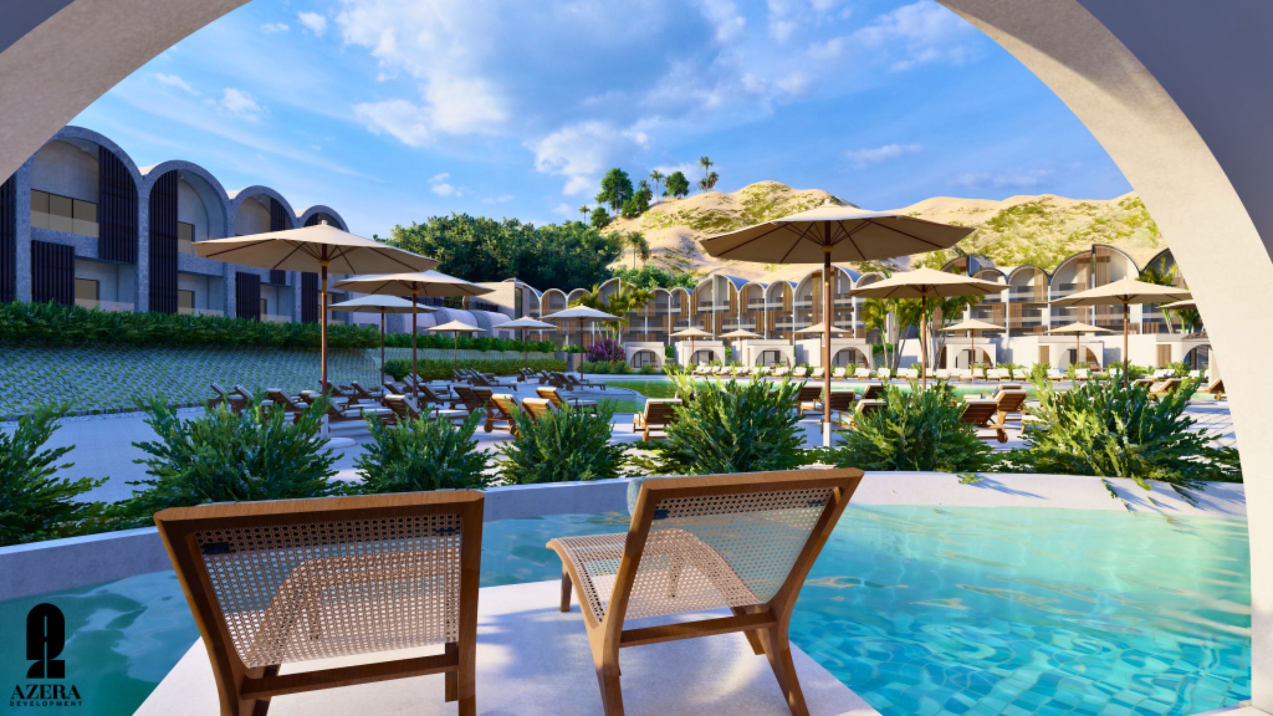 Bungalow Deluxe Swim up