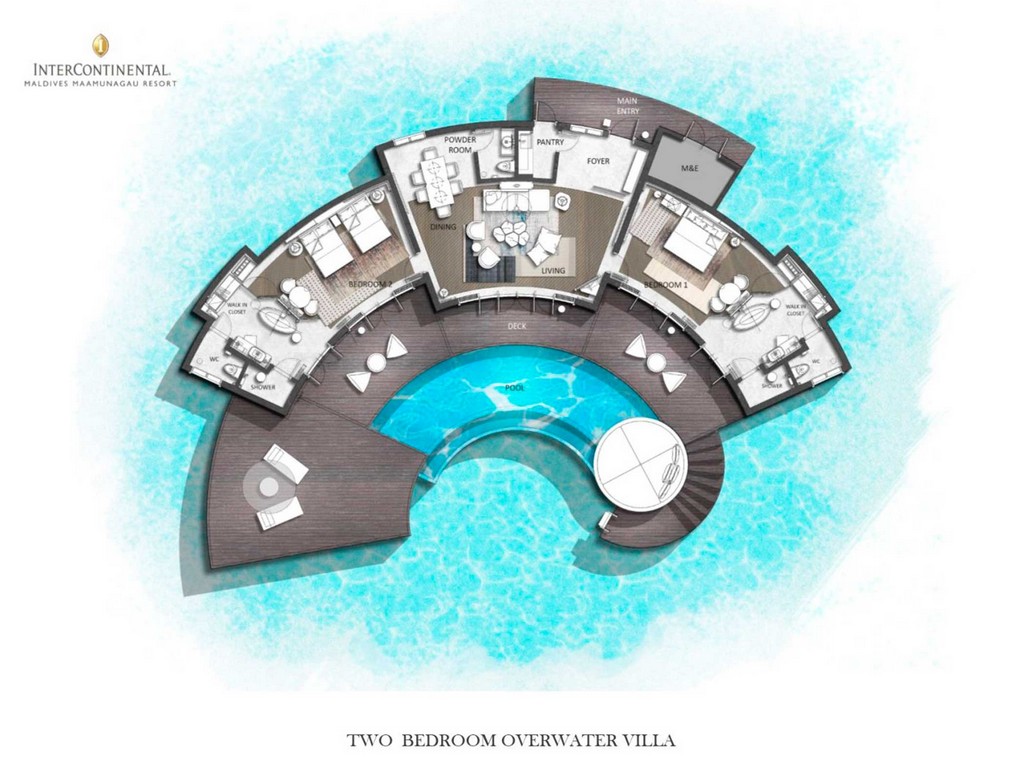 Two Bedroom Overwater Pool Villa