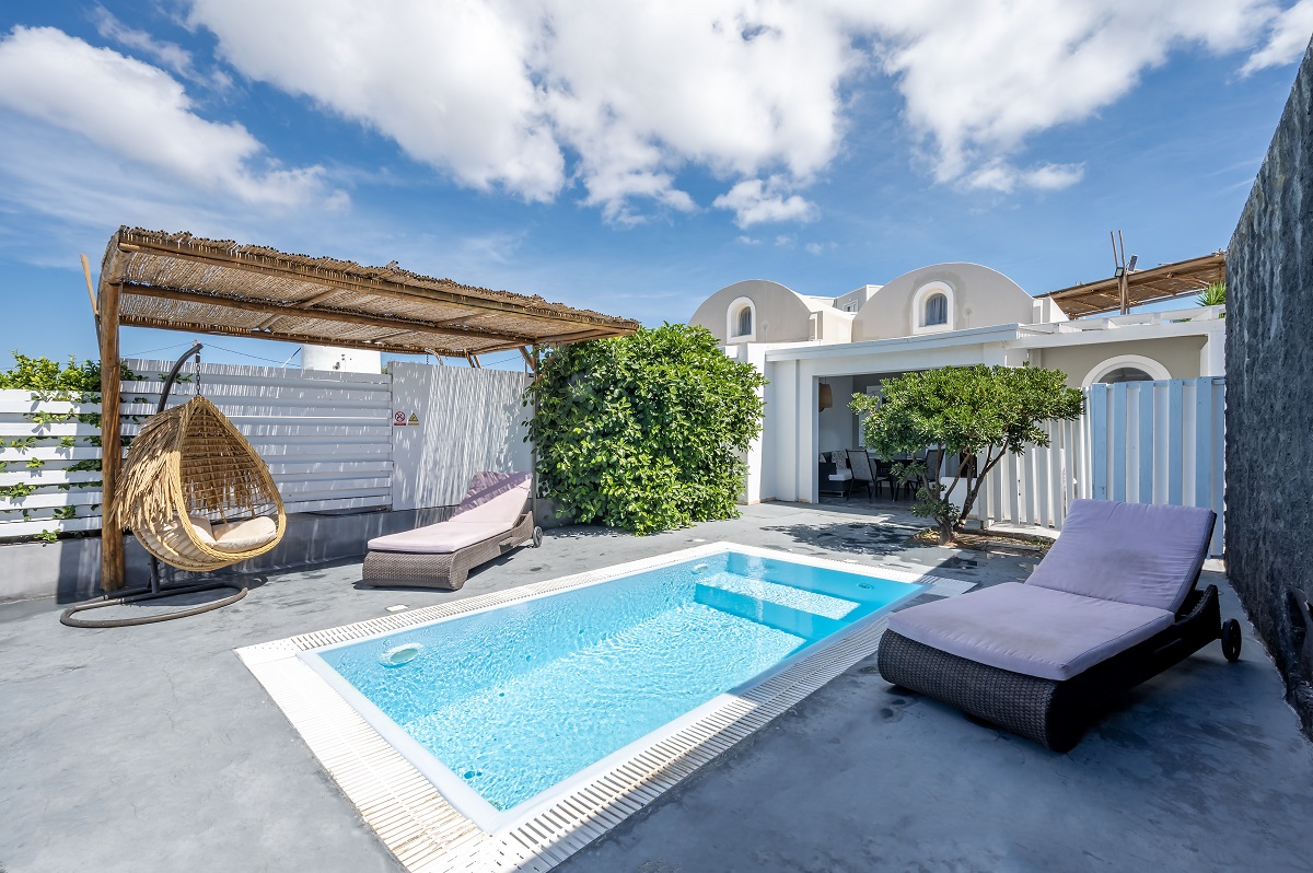 Maisonette with private pool - Sea View