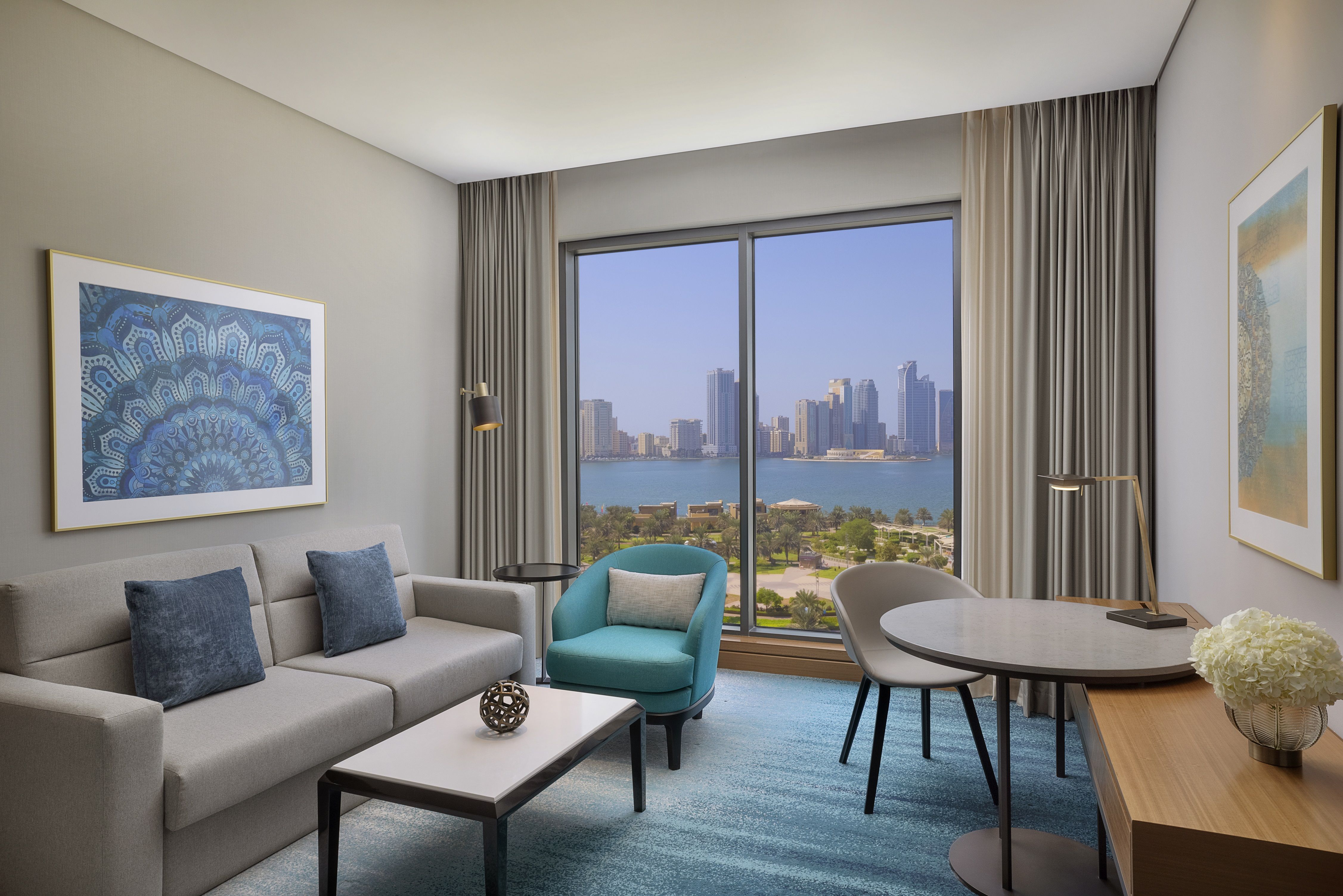 King Deluxe Room w/ Sofa Bed Waterfront View