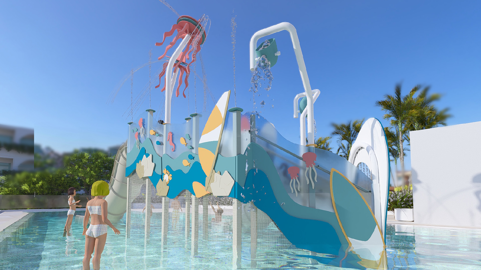 Piscina exterioara pentru copii