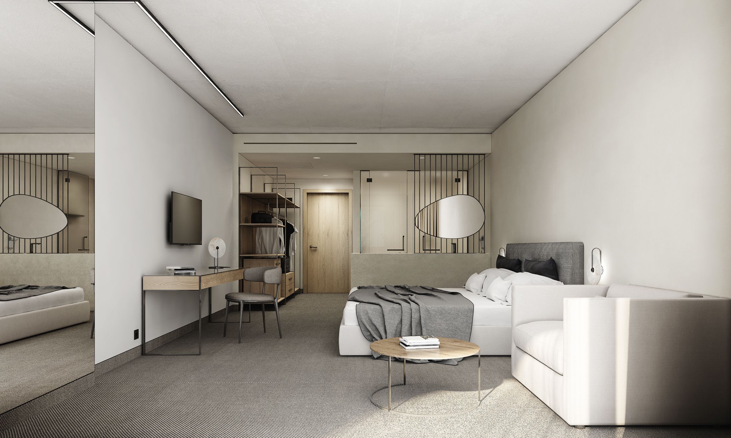 Twin Deluxe Room (Park View, Balcony)