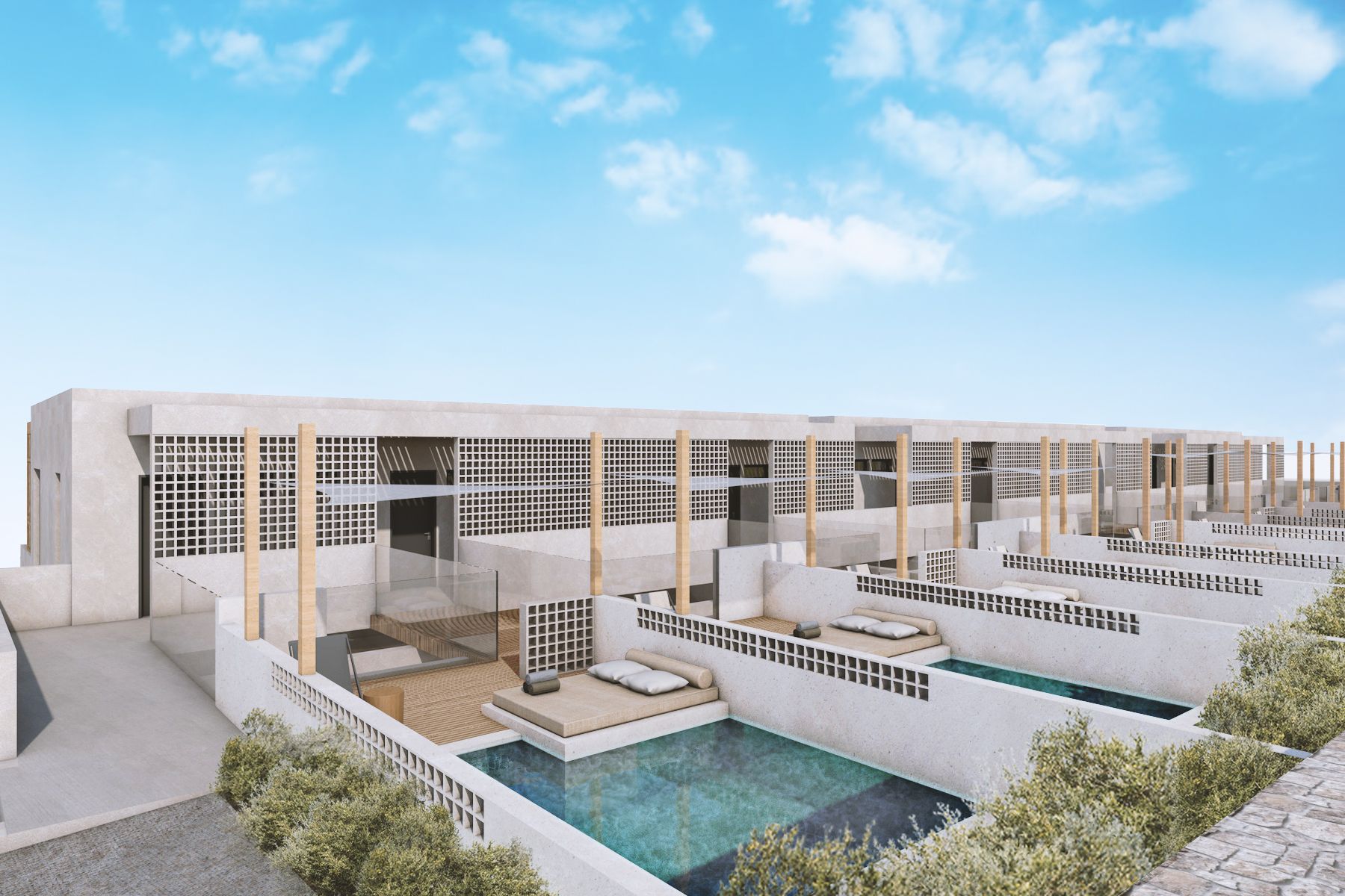  SUPERIOR TRIPLE ROOM SIDE SEA VIEW PRIVATE POOL