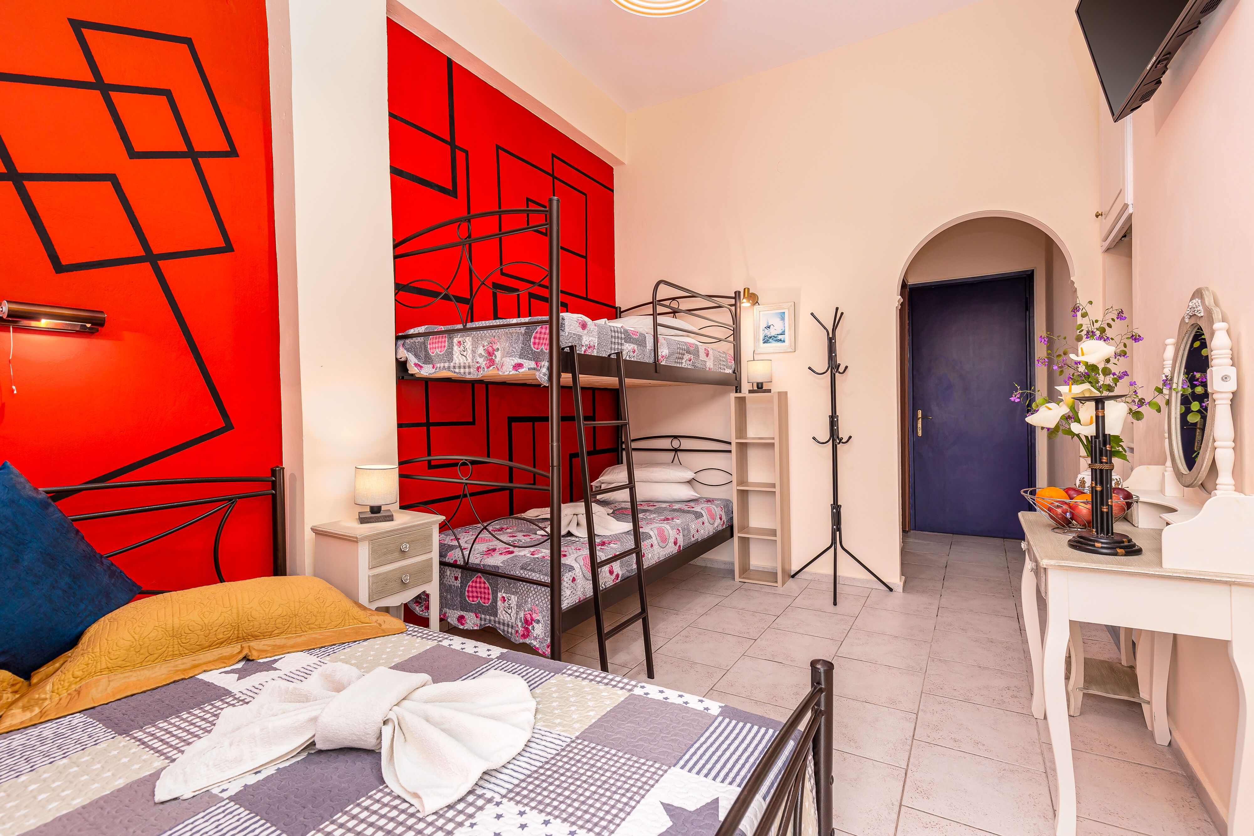 QUADRUPLE ROOM LANDVIEW BALCONY OR TERRACE 