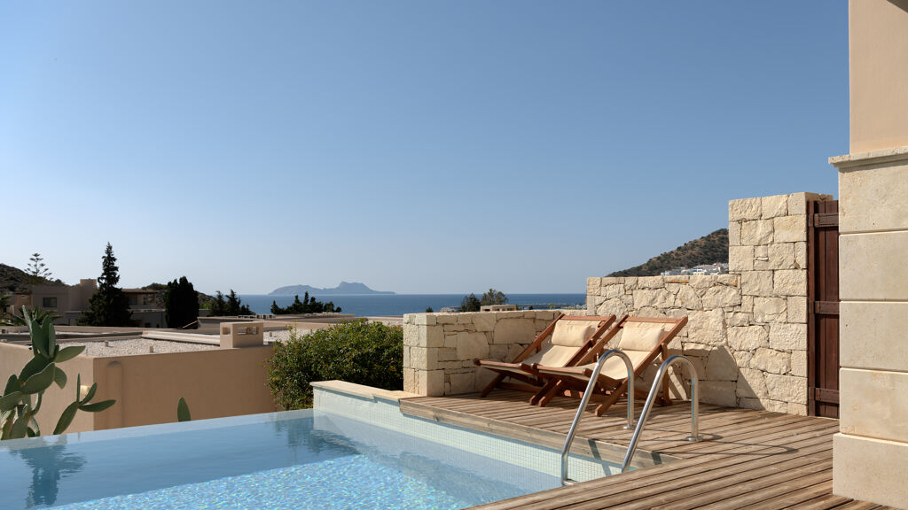 Suite Junior Private Pool with sea view