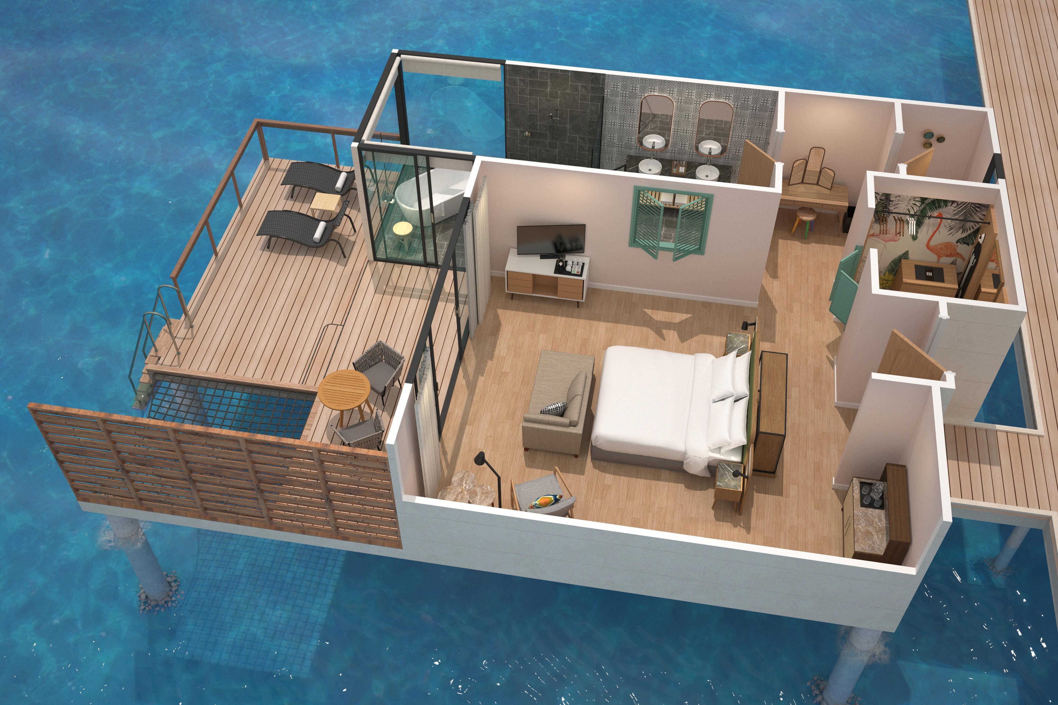 Sunrise Overwater Villa