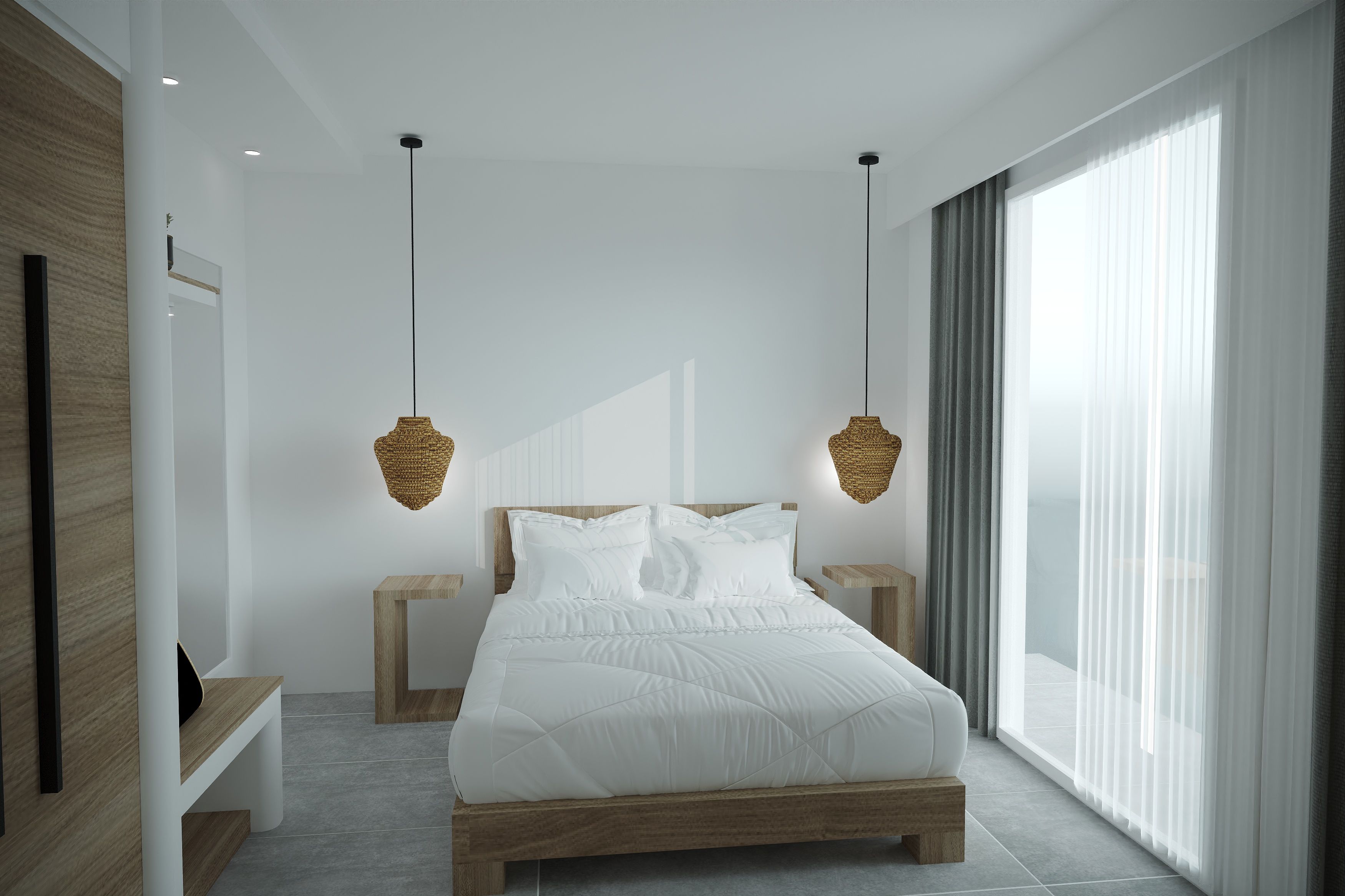 SUPERIOR FAMILY GARDEN VIEW WITH 2 BEDROOMS AND BALCONY OR TERRACE 