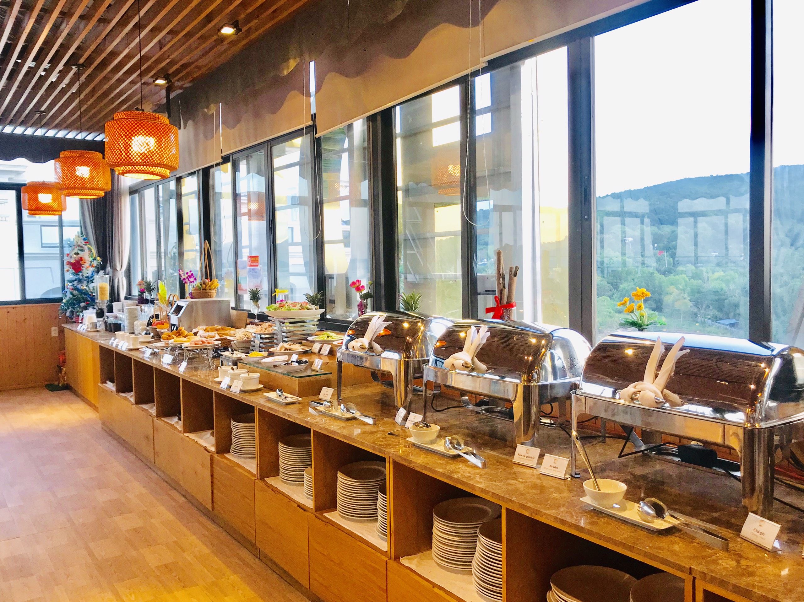 Top floor restaurant