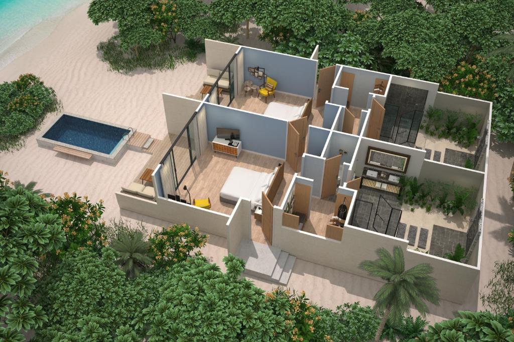 Two Bedroom Beach Villa With Pool
