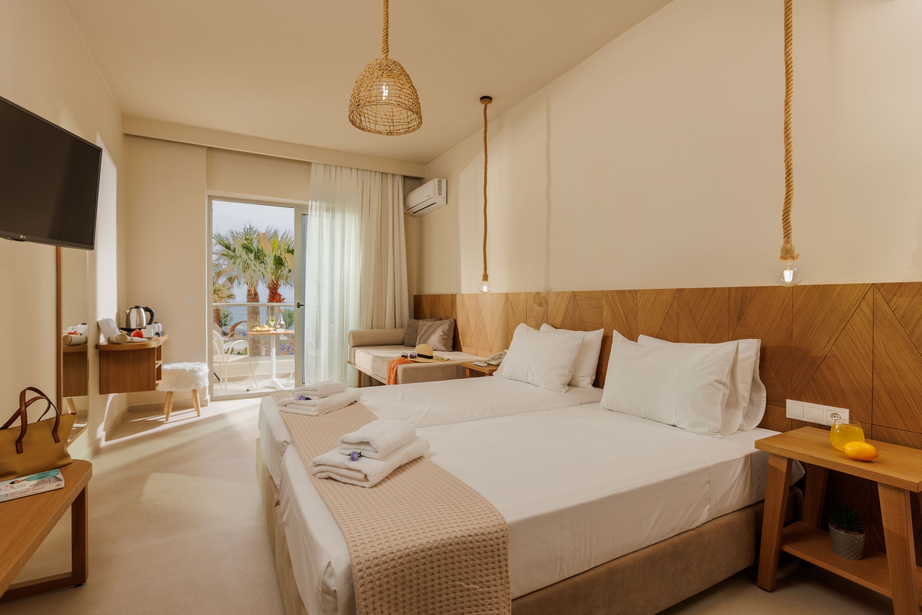 superior double Sea View balcony or terrace 