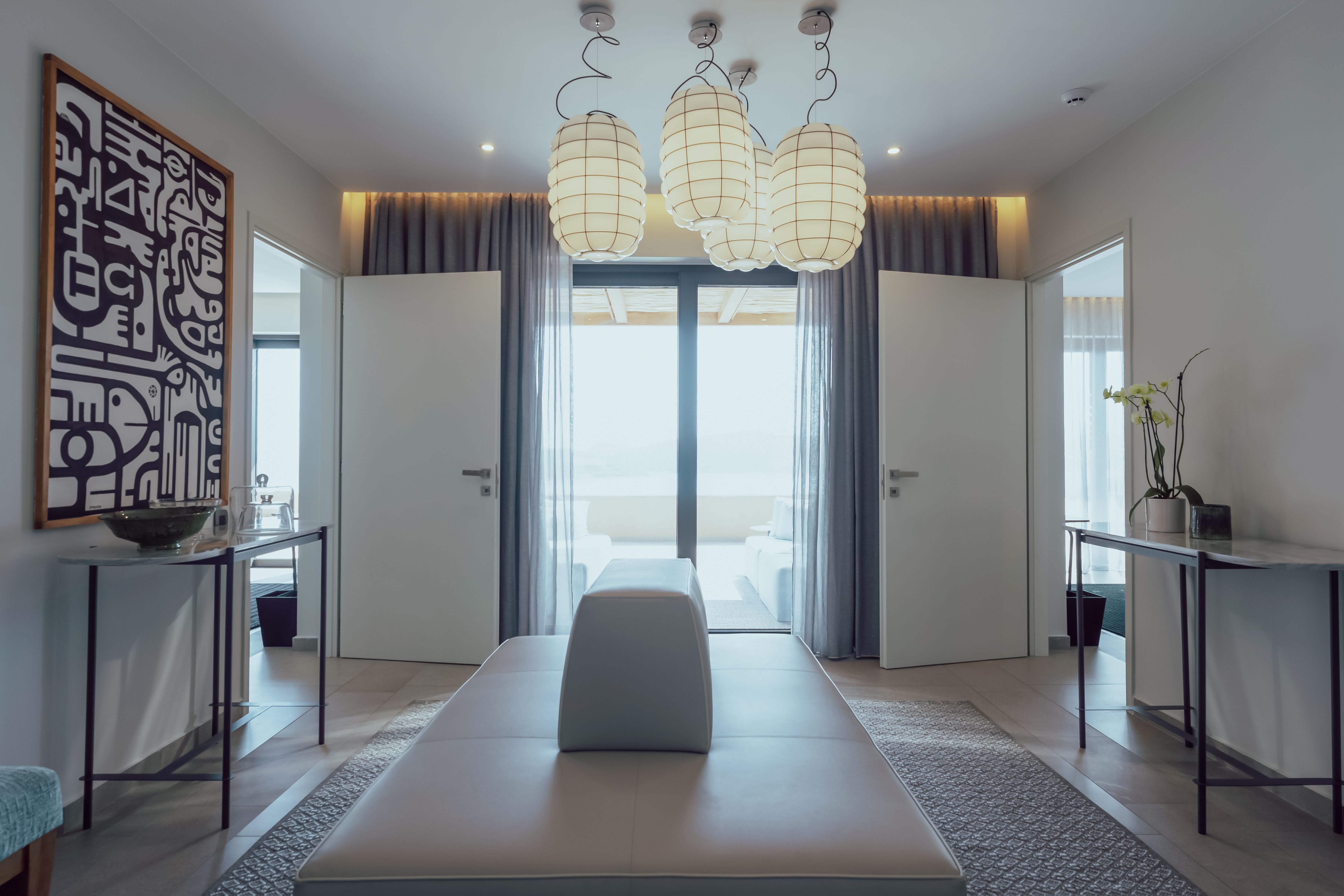 Grand Suite with 2 Private Pools & Outdoor Living Area Sea View