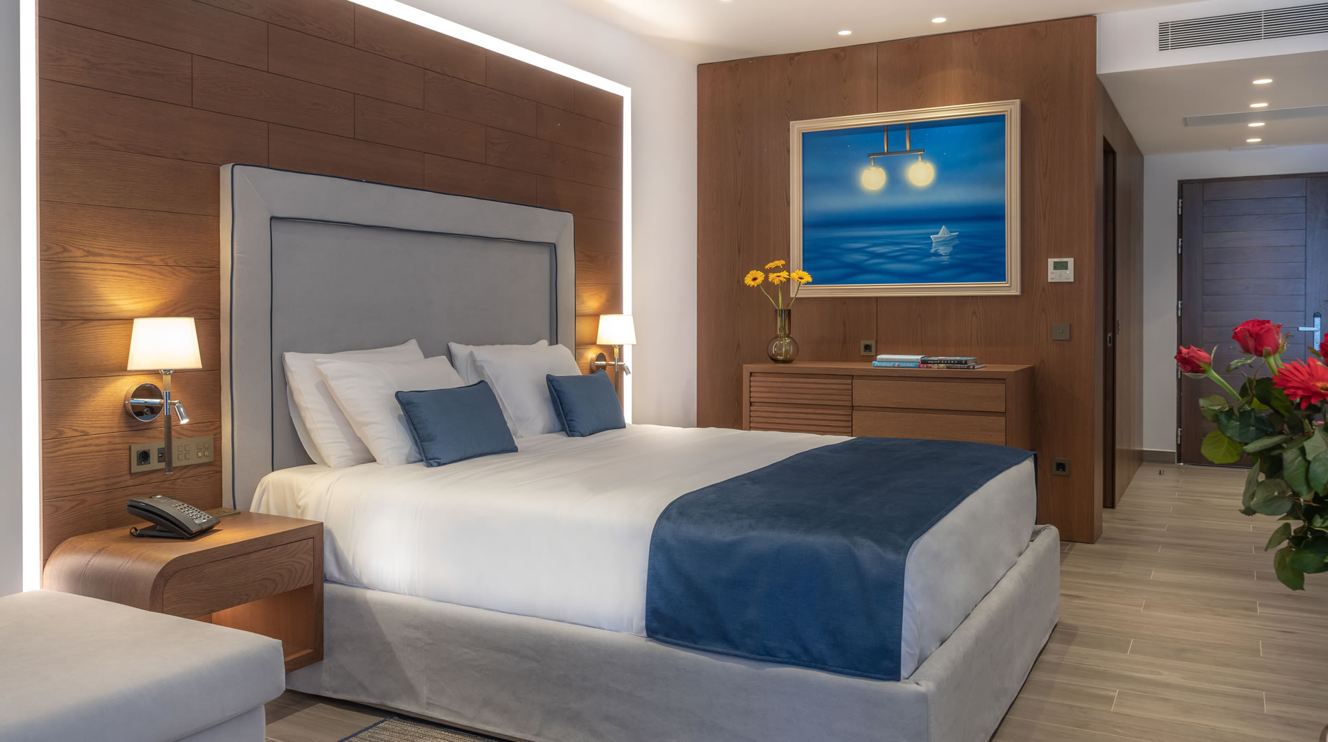 Blue Princess Villa 2 bedrooms in 2 floors,  Sea View, with private pool and outdoor whirlpool