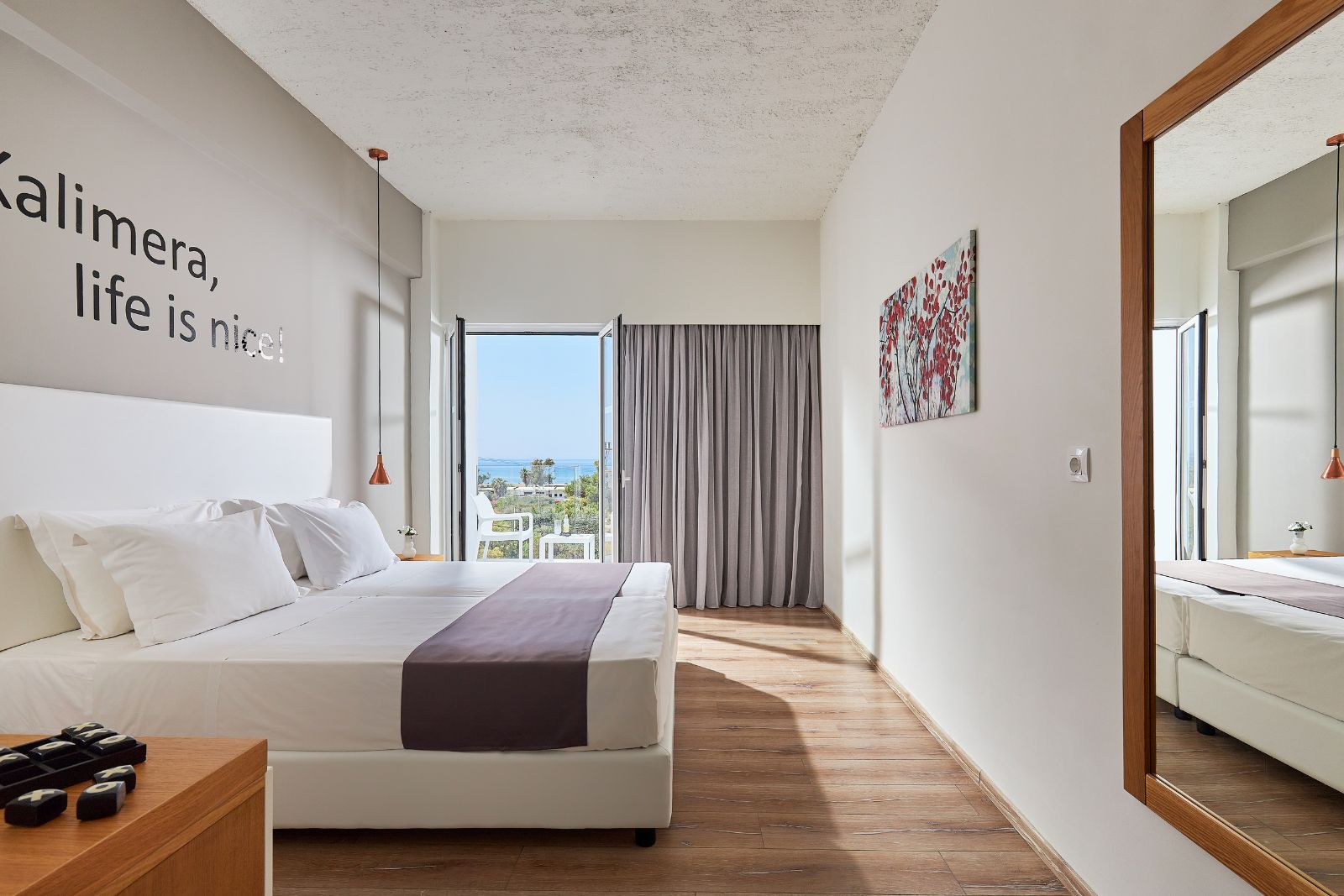 superior double room garden - pool view balcony 