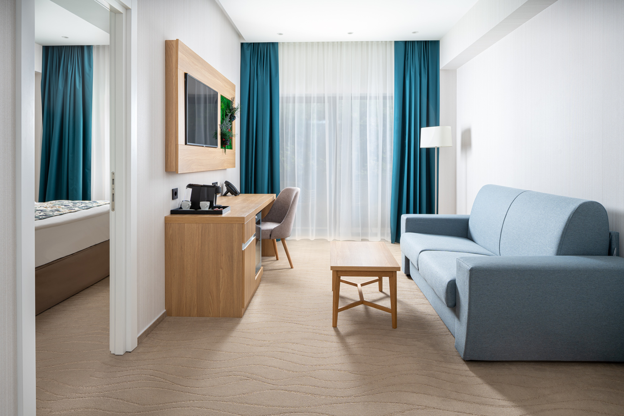 King Suite cu Balcon Living Room