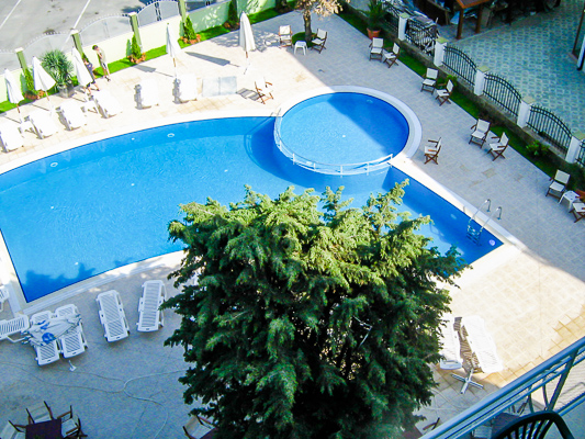 Sunny Beach, Hotel Boomerang, piscina exterioara.jpg