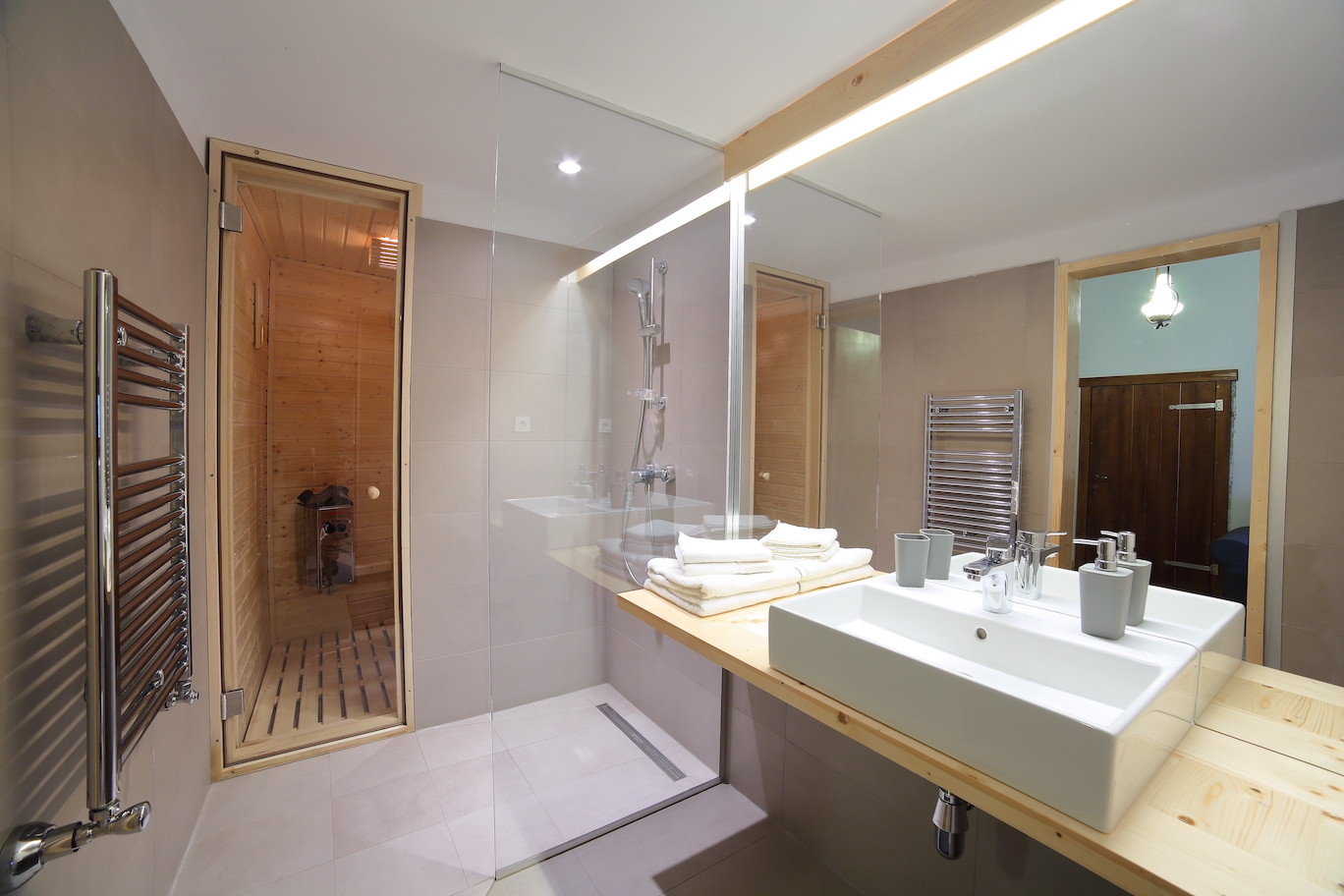 Apartament cu sauna