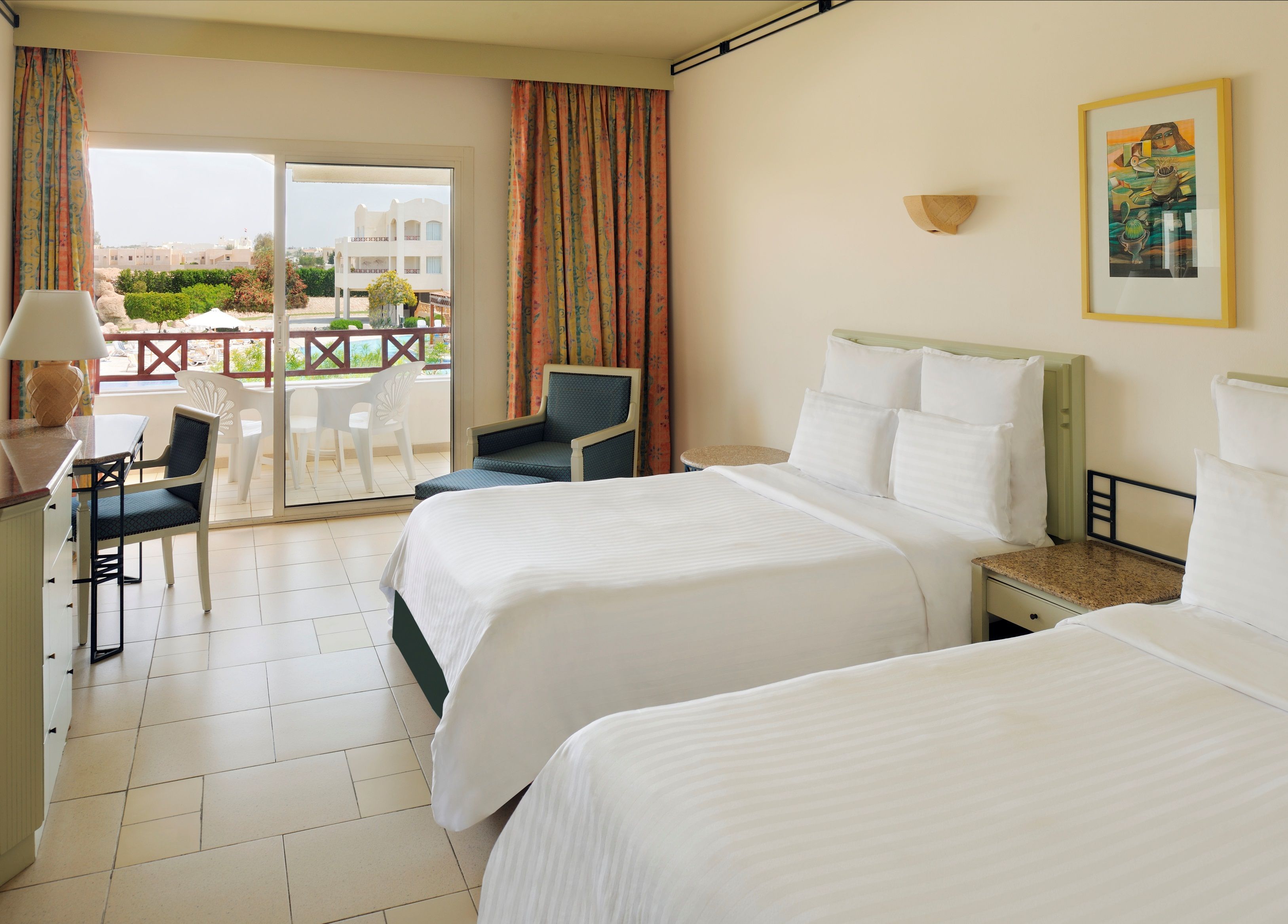 Standard Room With 2 Queen Beds  Pool View-Mountain Side
