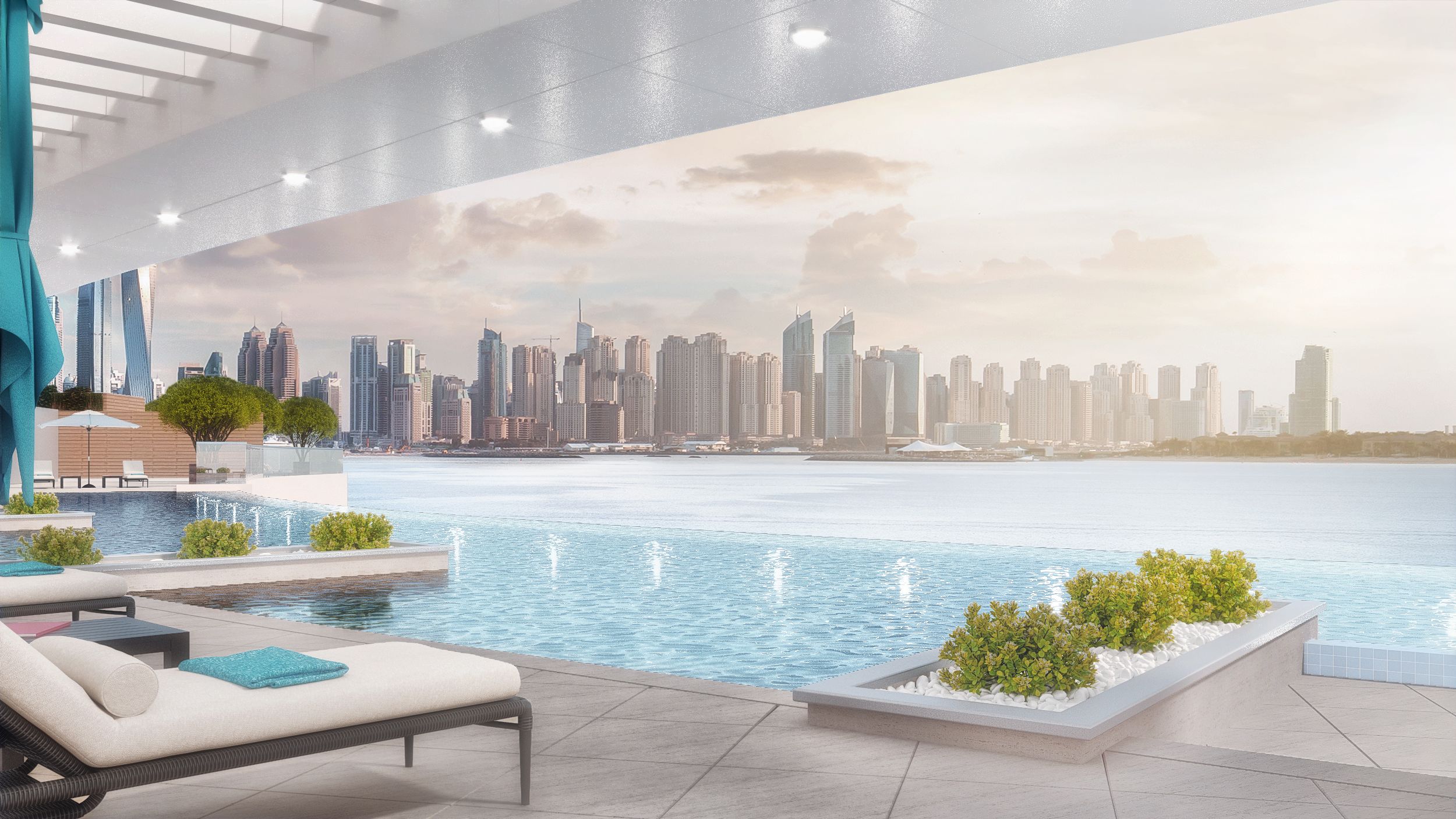 Piscina exterioara/interioara