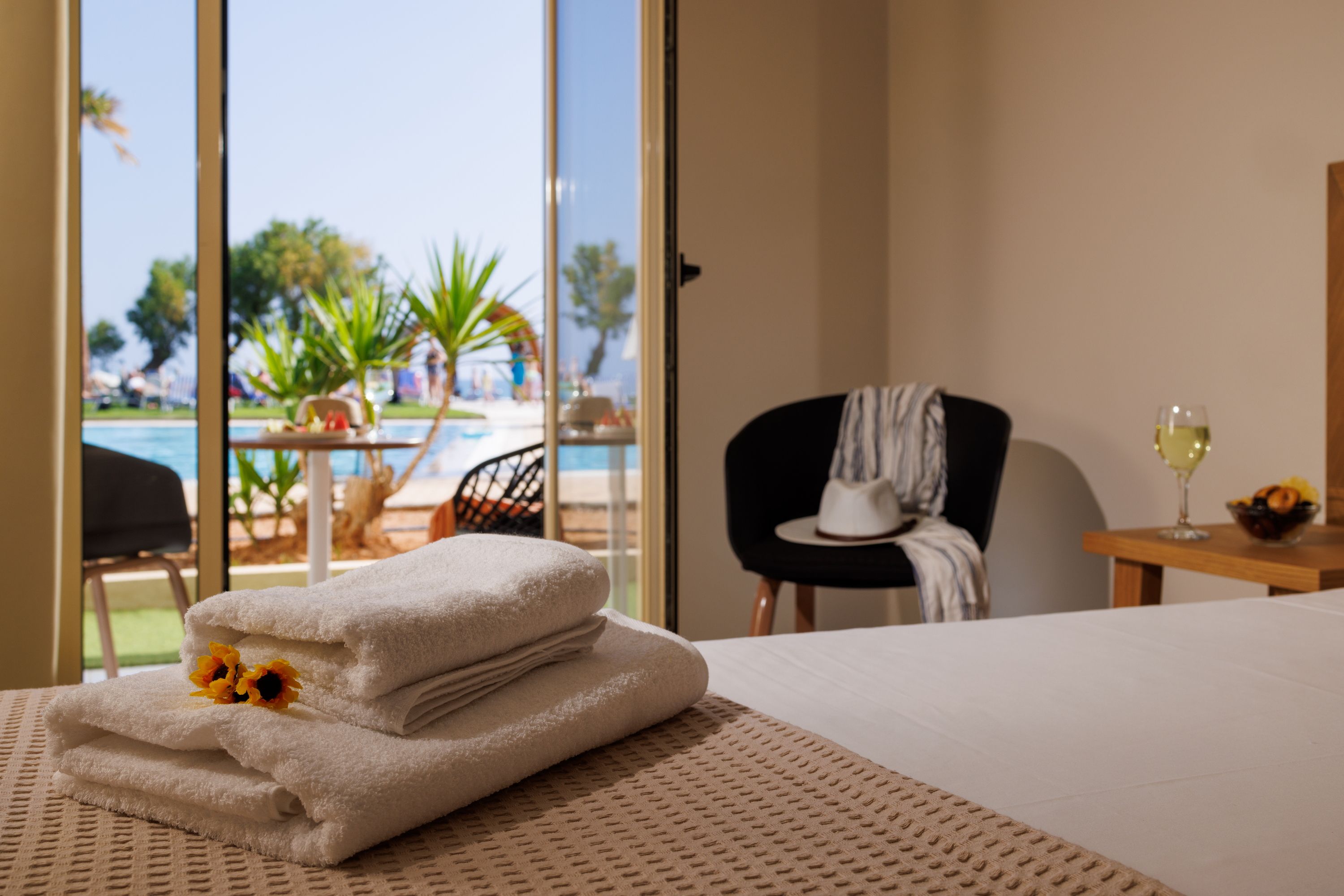 superior double Sea View balcony or terrace 