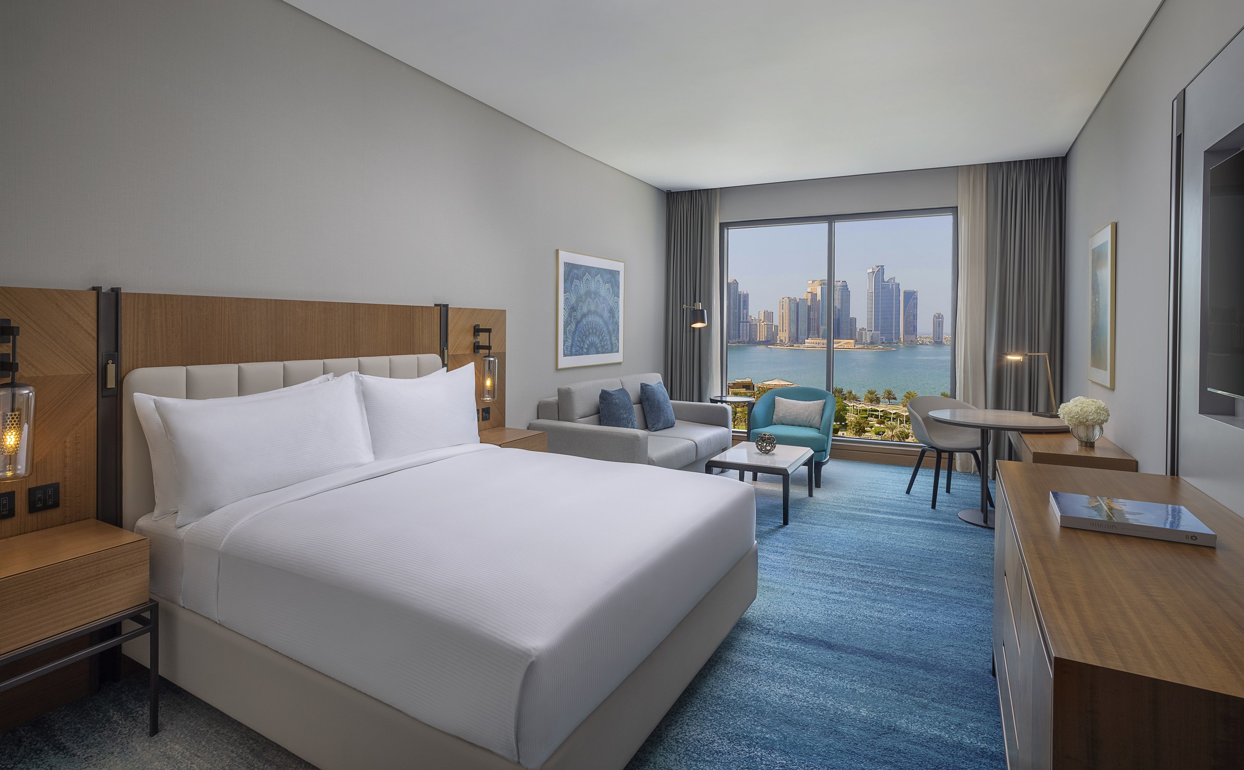 King Deluxe Room w/ Sofa Bed Waterfront View