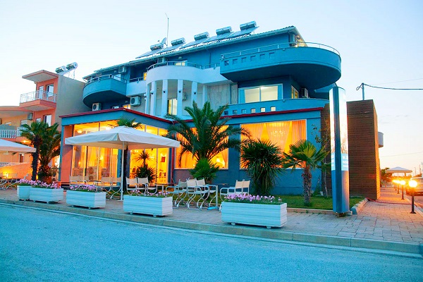 Paralia Katerini, Hotel Yakinthos, exterior, hotel, intrare.jpg