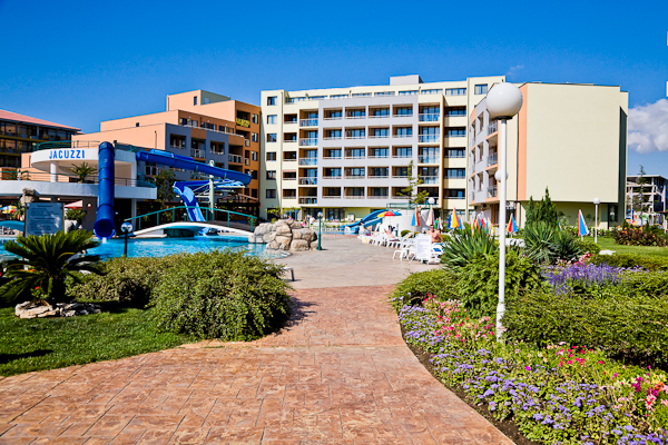 Sunny Beach, Hotel Trakia Plaza, intrare.jpg