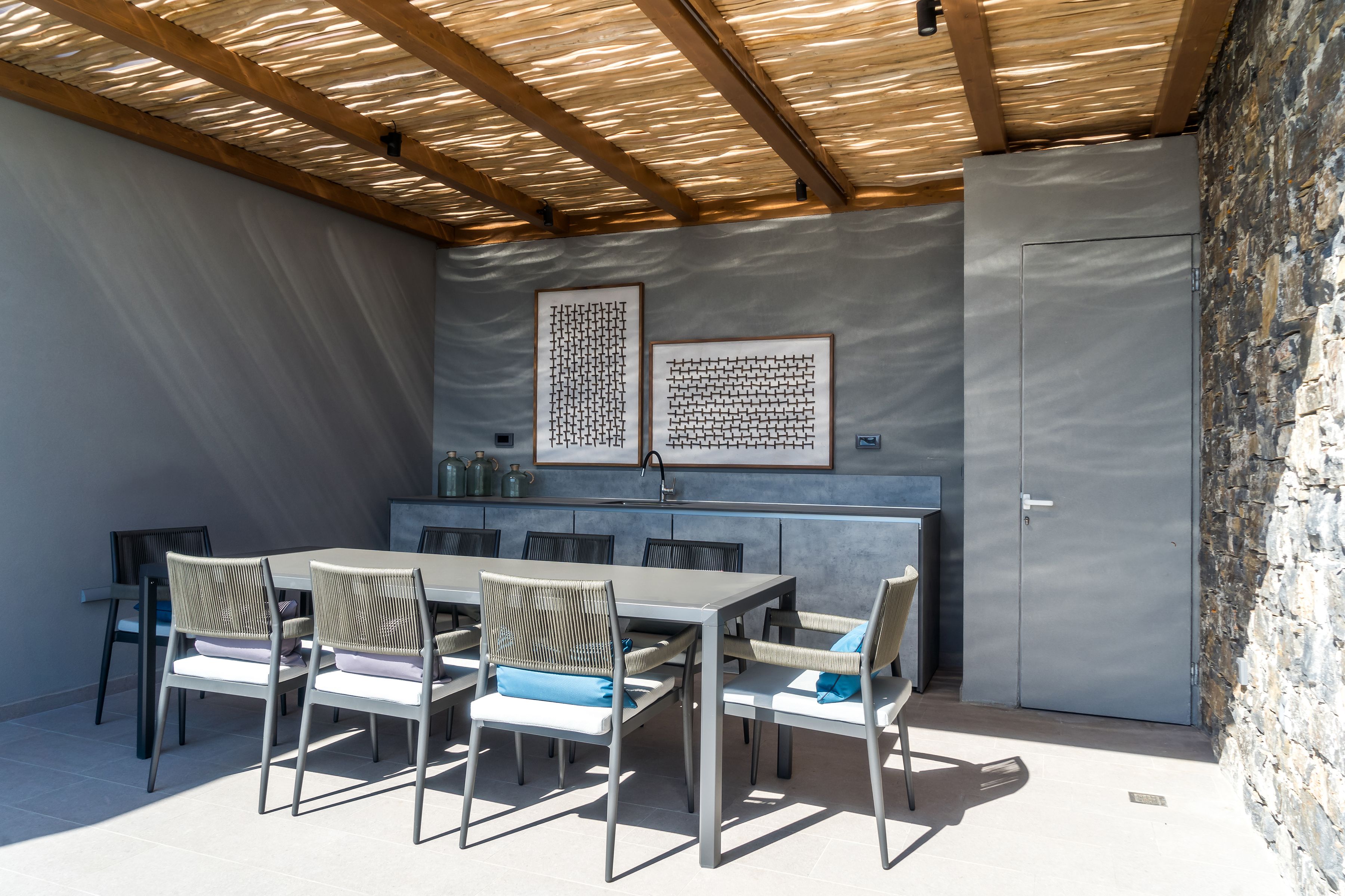 Grand Suite with 2 Private Pools & Outdoor Living Area Sea View