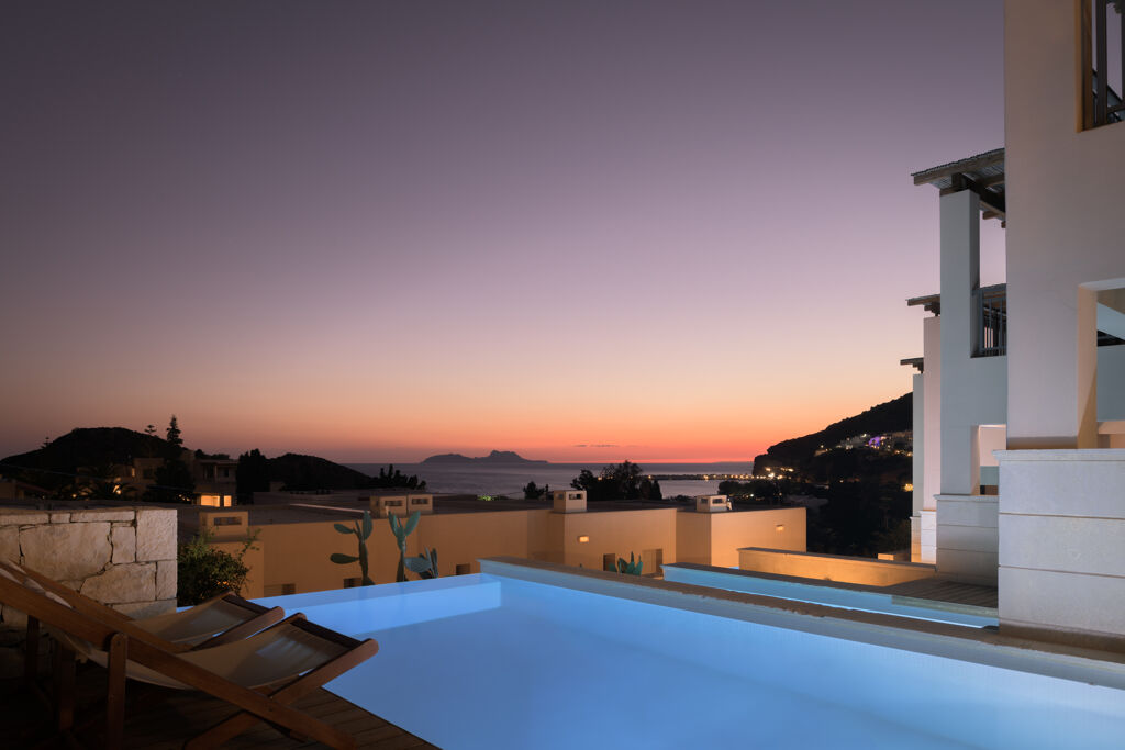 Suite Junior Private Pool with sea view
