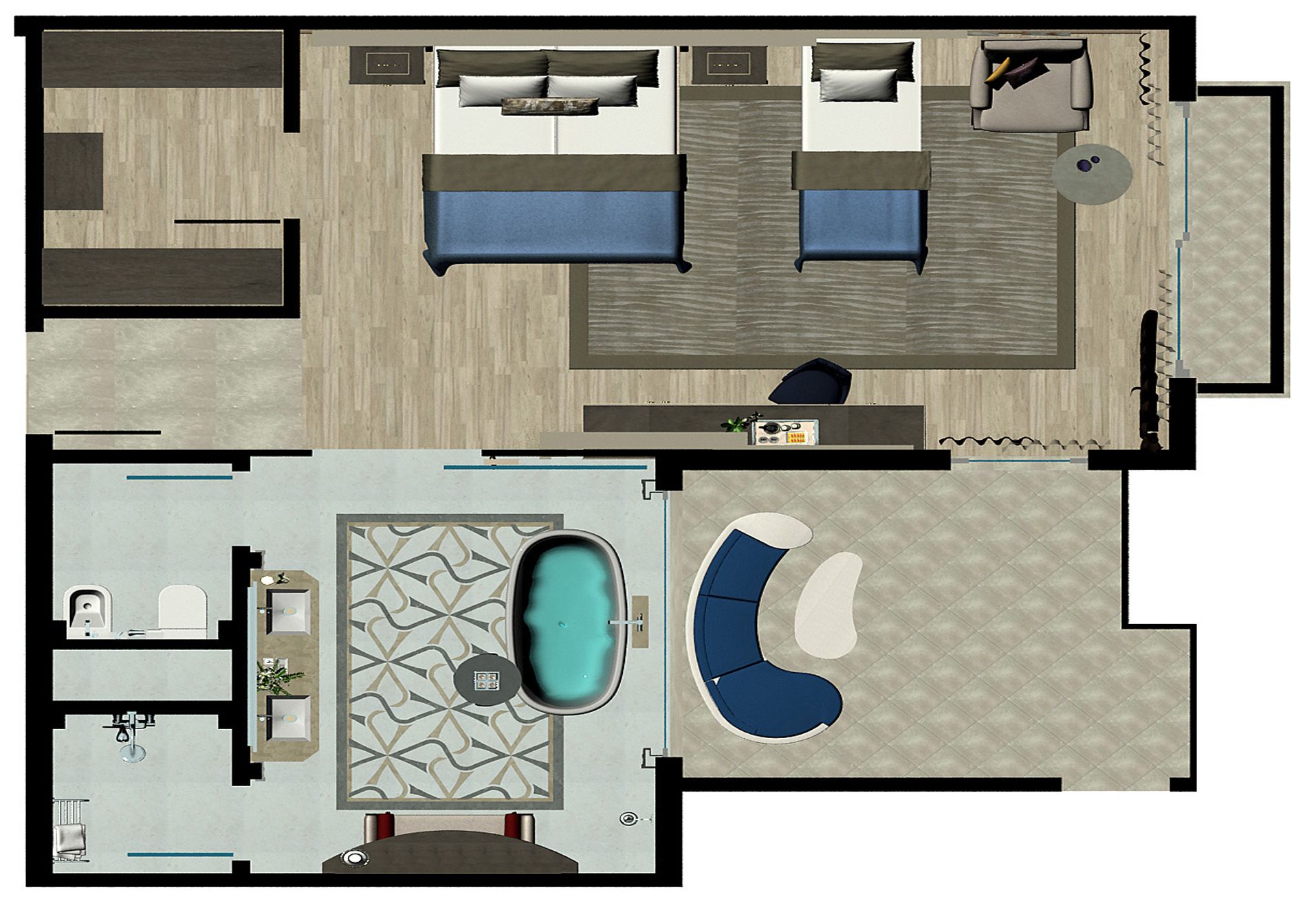 Deluxe Pool Room