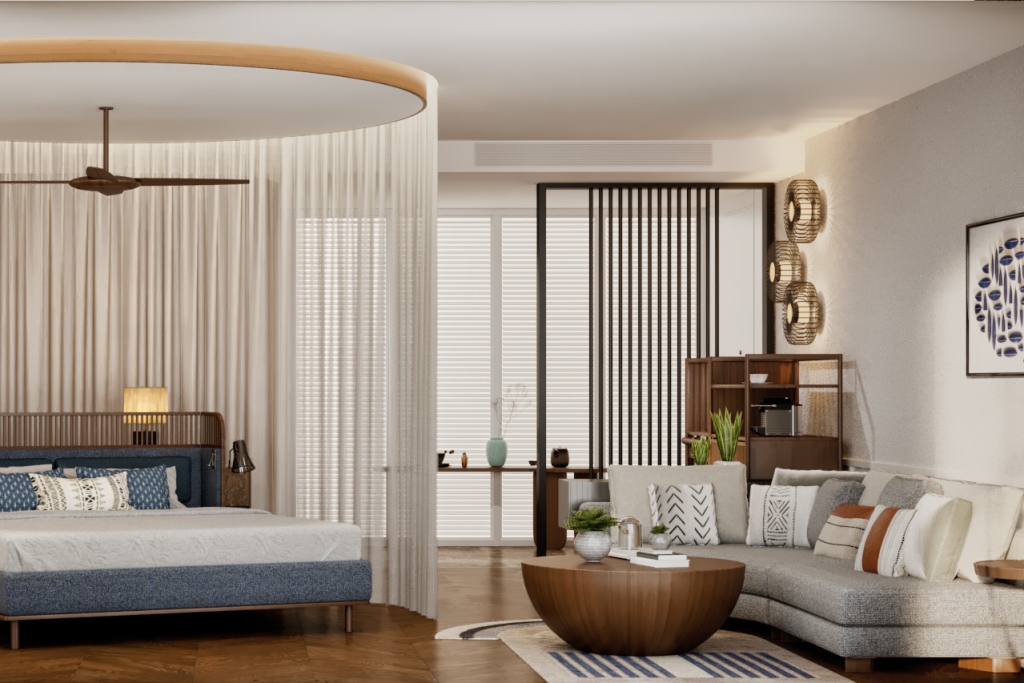 Penthouse Suite with Private Pool Sea View 1+1 ( Community Zone )