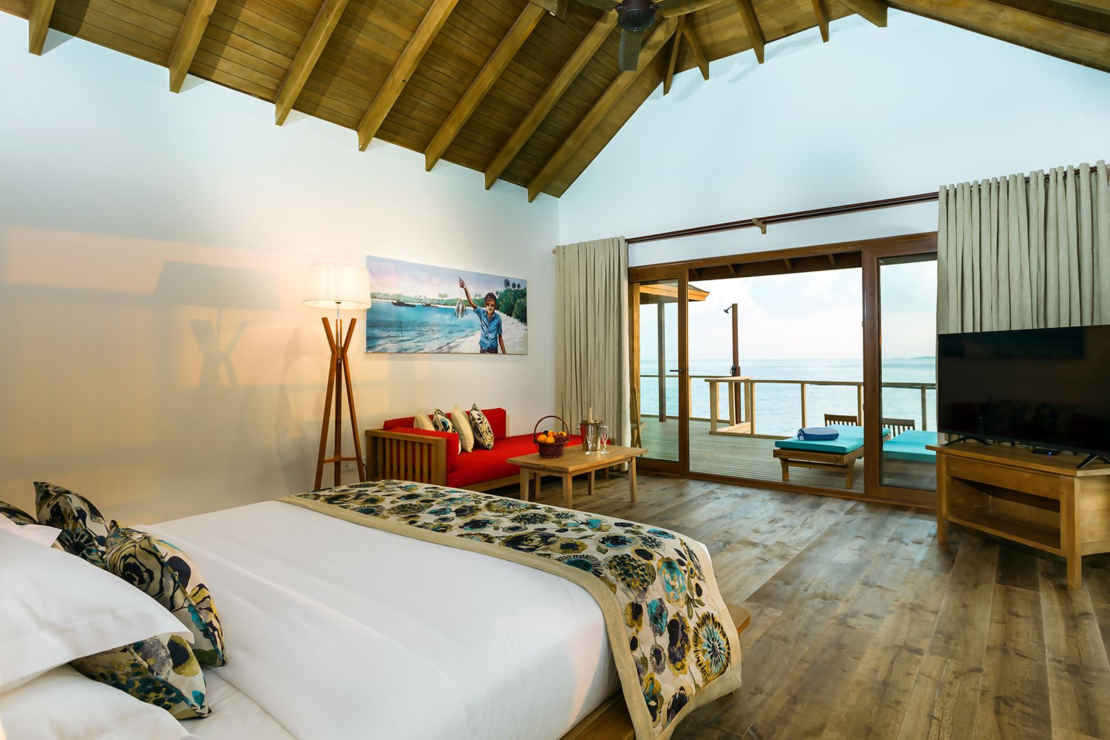 Two Bedroom Water Villa Suites with Spa Tub