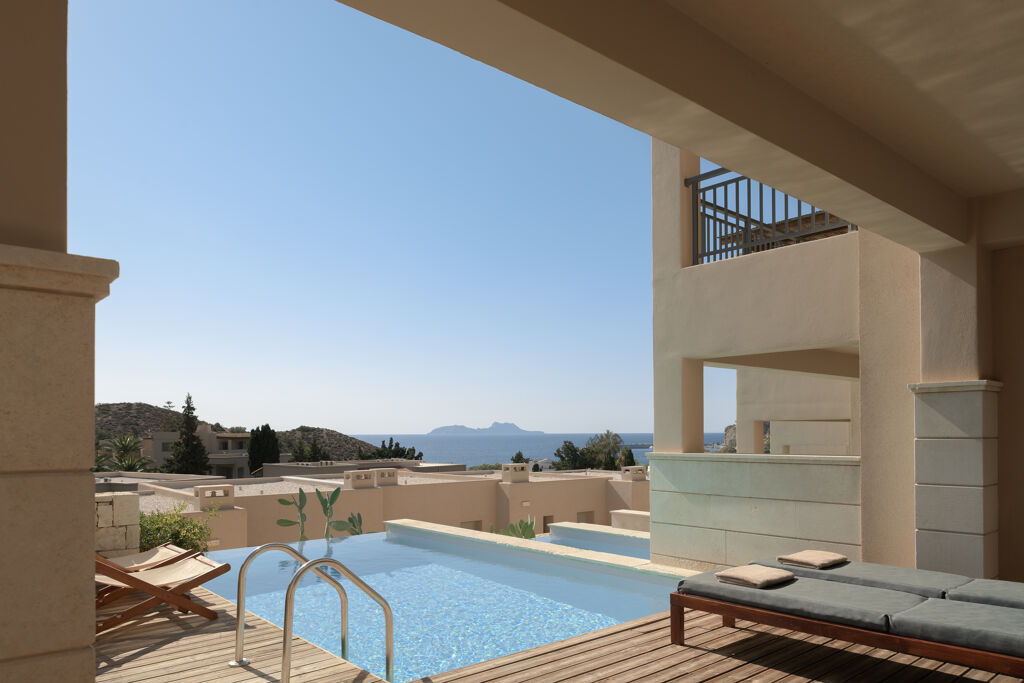 Suite Junior Private Pool with sea view