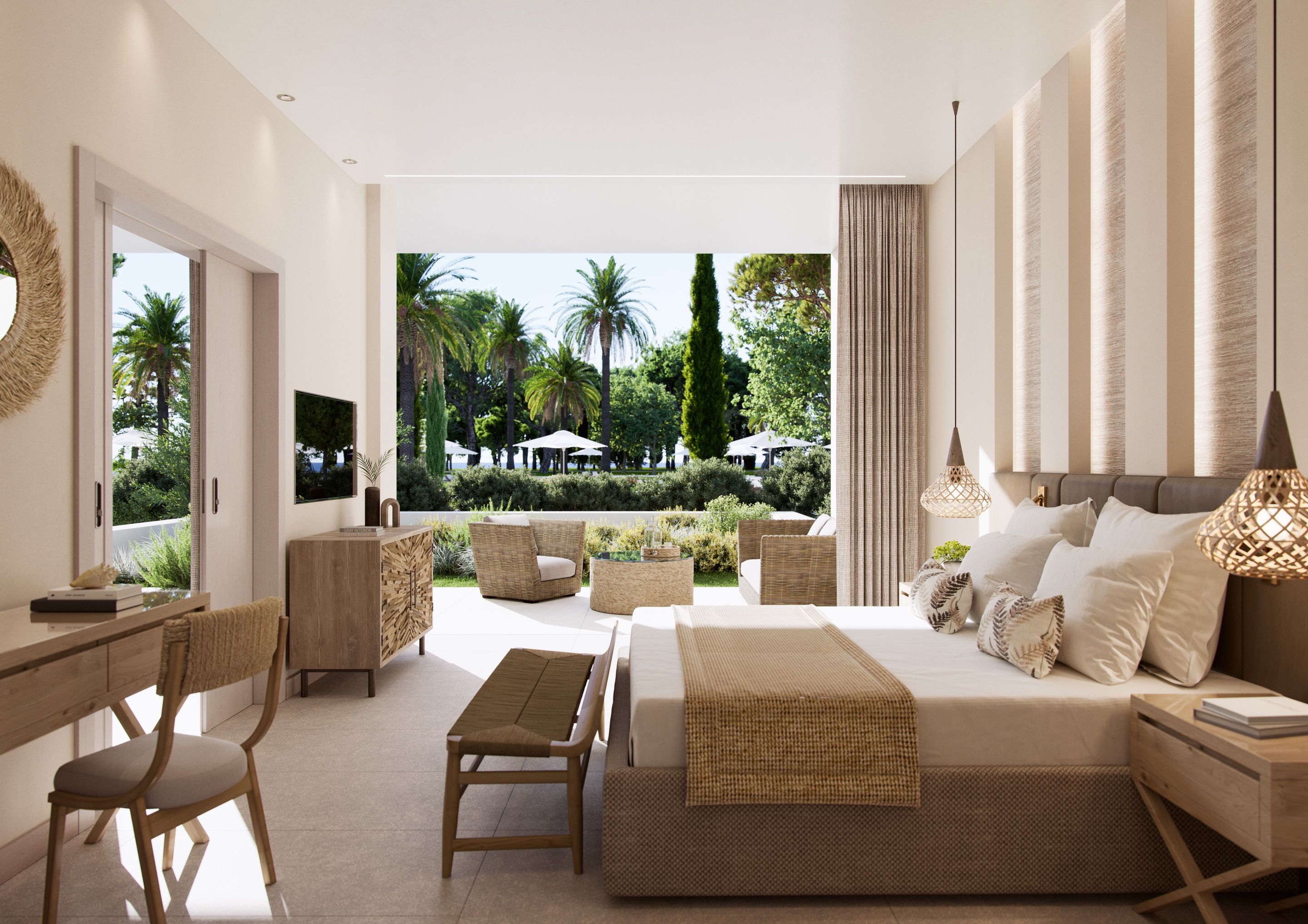 One Bedroom Suite Private Garden Garden View