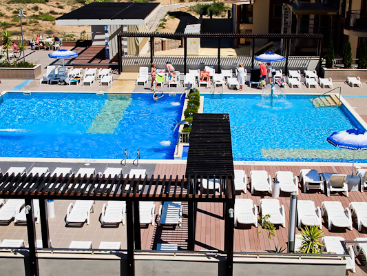 Sunny Beach, Hotel Burgas Beach, piscina exterioara.jpg