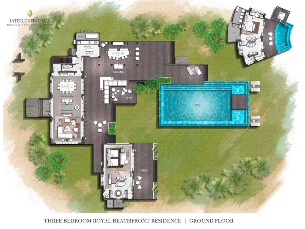 Three Bedroom Royal Beachfront Residence