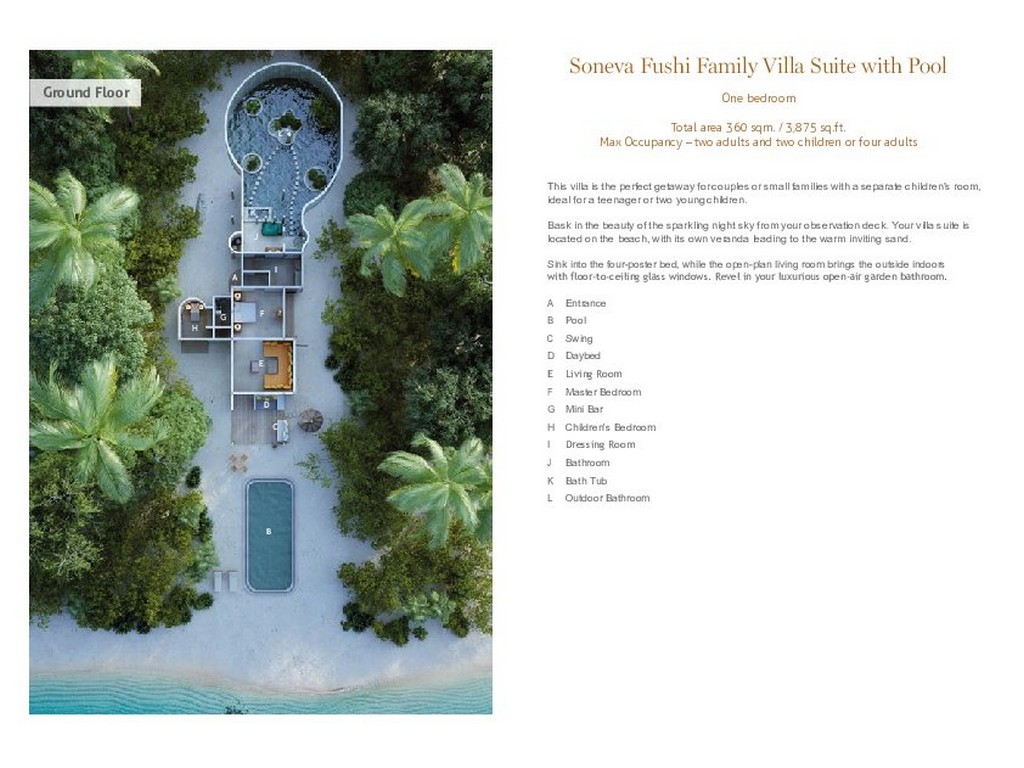Soneva Fushi Family Villa Suite with Pool