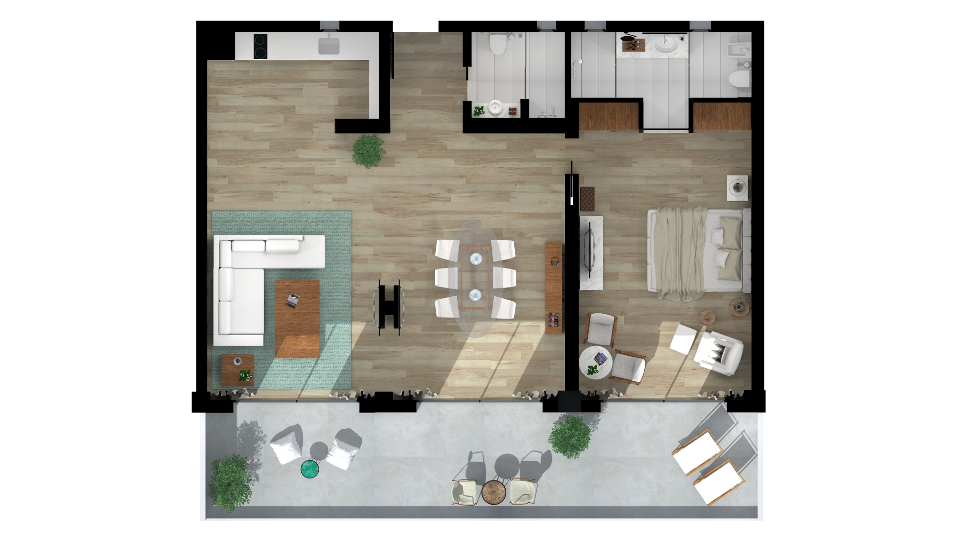 Emerald Residence 1Bedroom Sea view