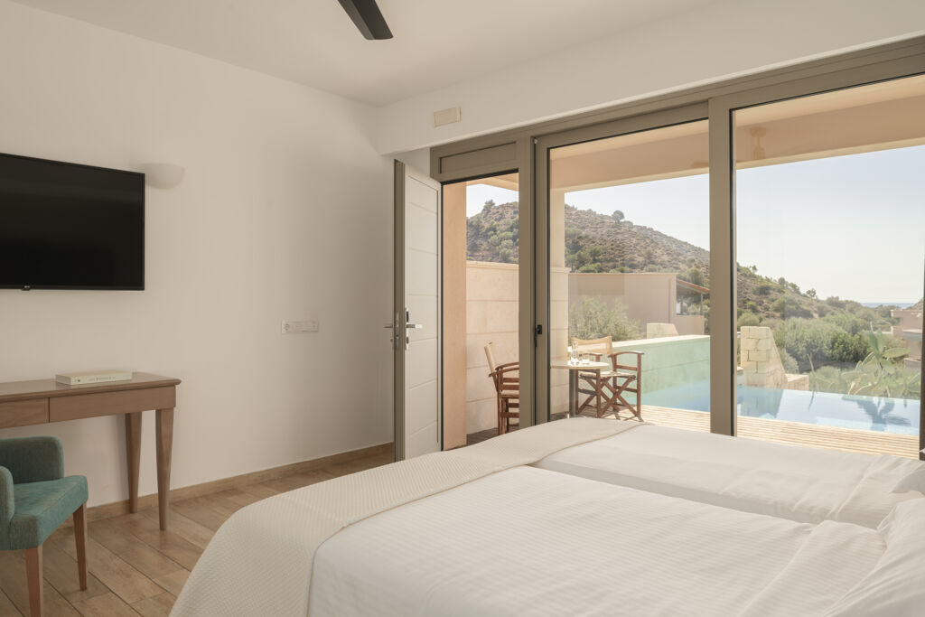 Suite Junior Private Pool with sea view