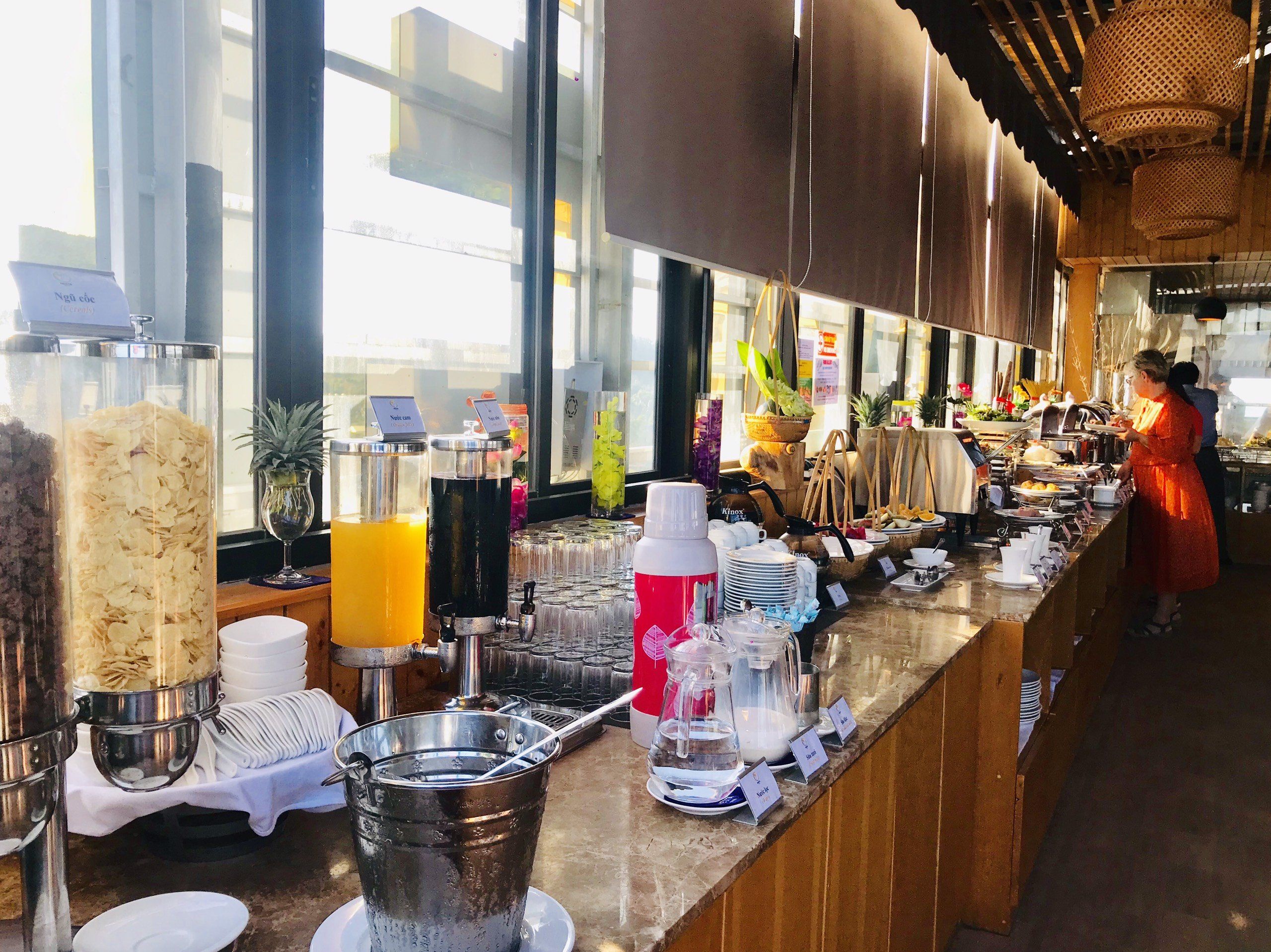 Top floor restaurant