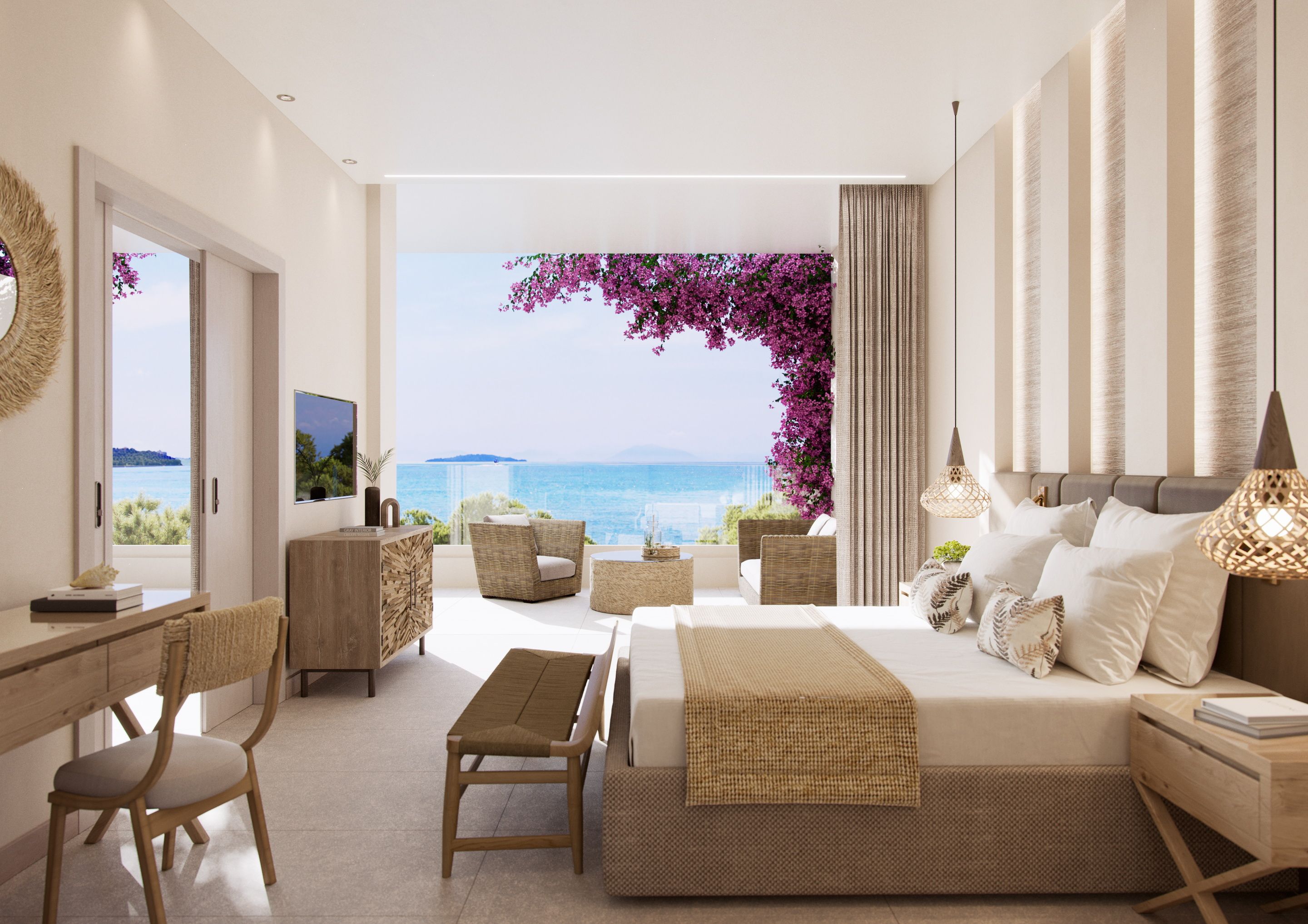 One Bedroom Bungalow Suite Balcony Sea View