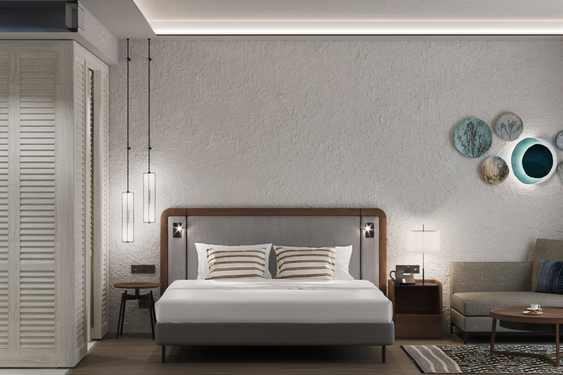 Deluxe Double 4 Swim-Up Room Sea View ( Community Zone )