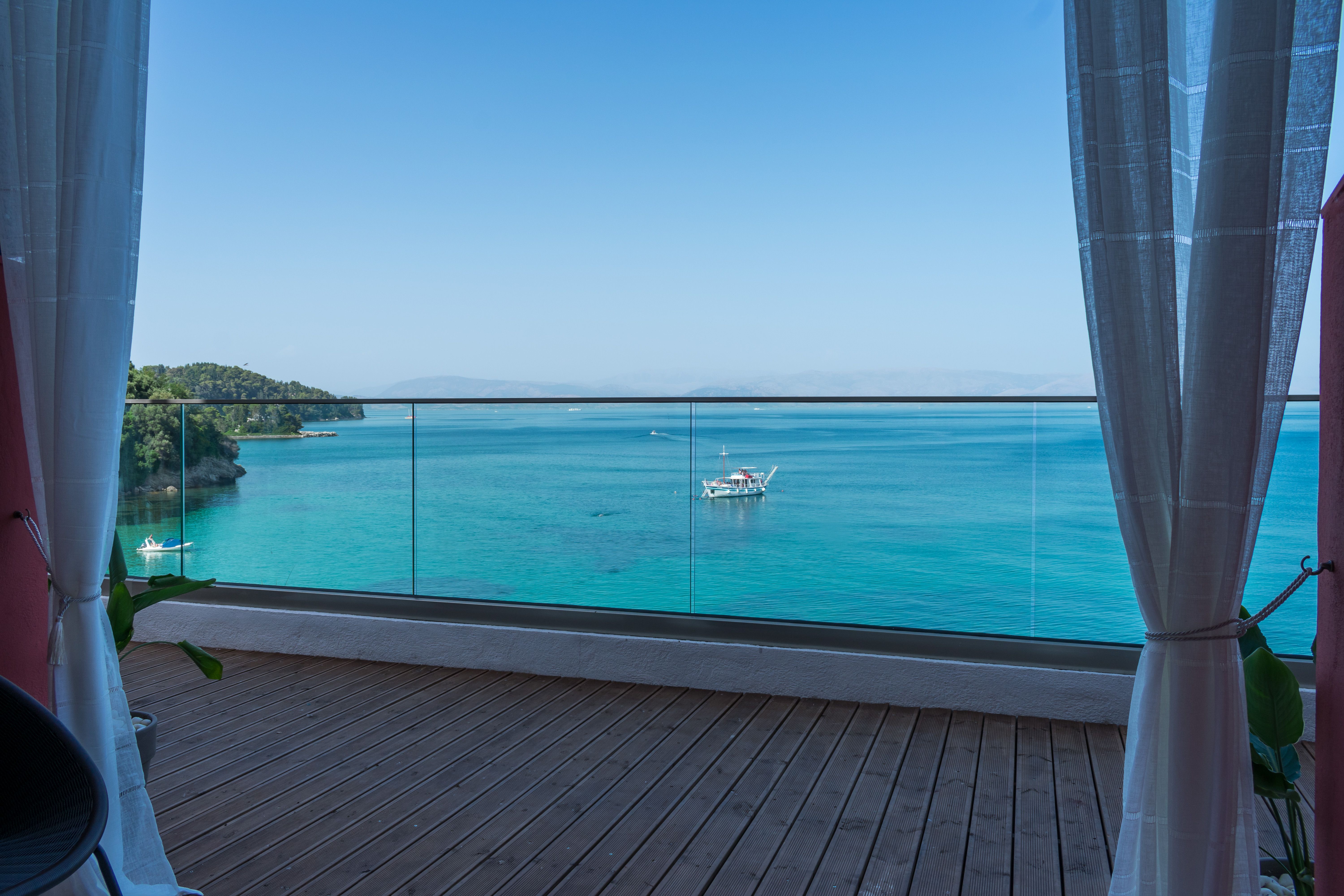 Twin room main building sea view