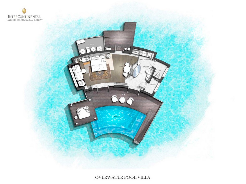 Sunset Overwater Pool Villa