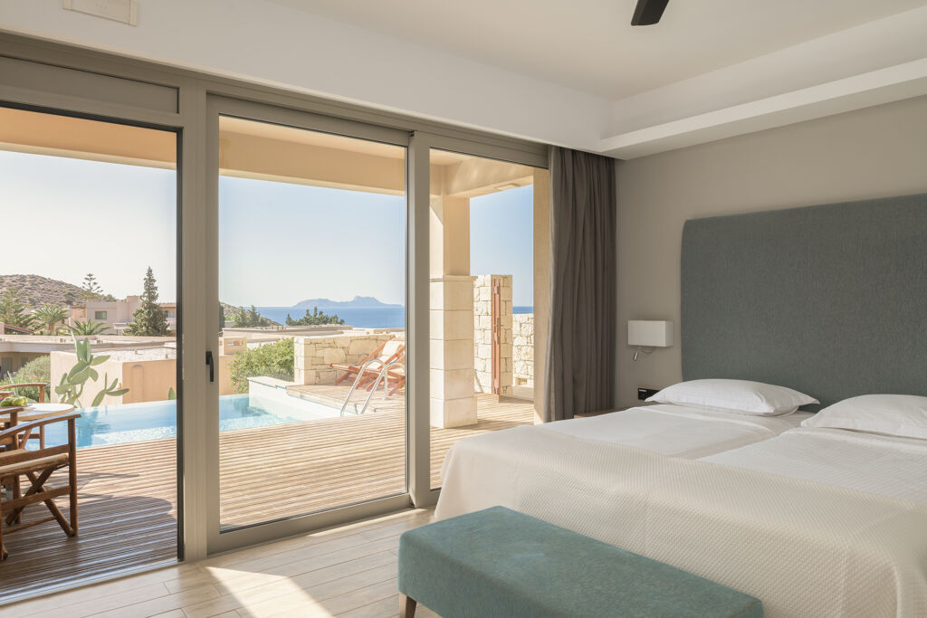 Suite Junior Private Pool with sea view
