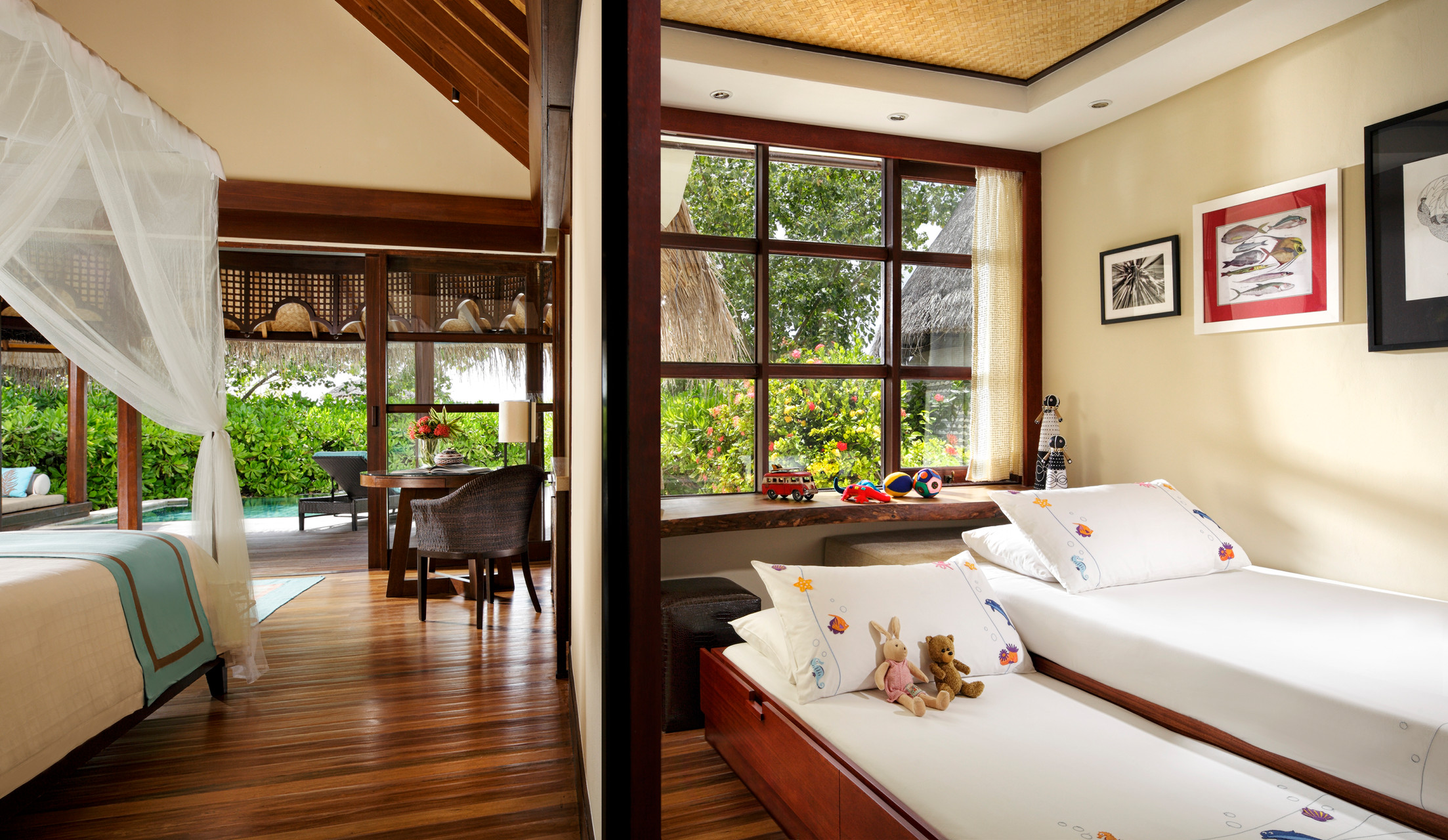Family Beach Bungalow with Pool